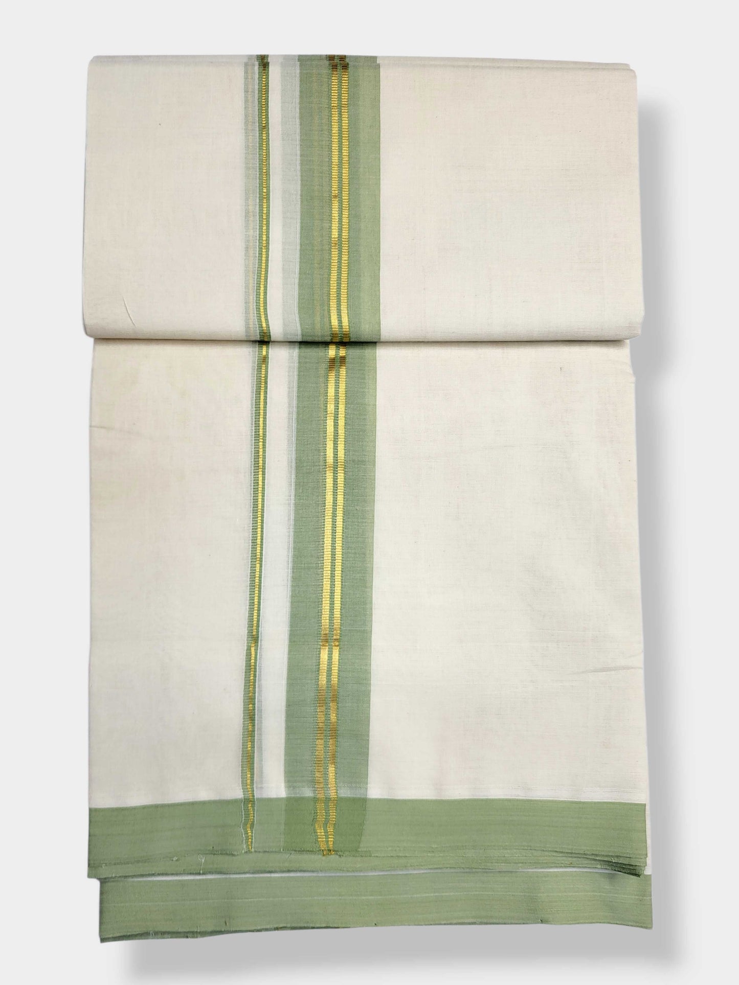 Kerala Balaramapuram Pure Cotton Handloom Mundu/Dhoti
