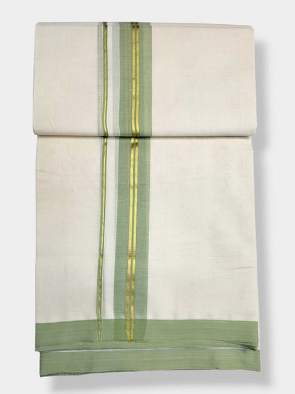 Kerala Balaramapuram Pure Cotton Handloom Mundu/Dhoti