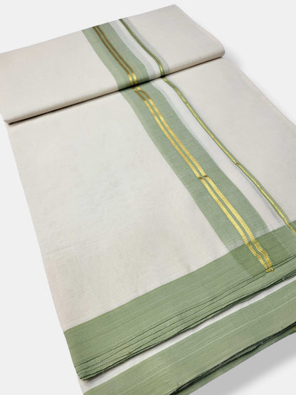 Kerala Balaramapuram Pure Cotton Handloom Mundu/Dhoti