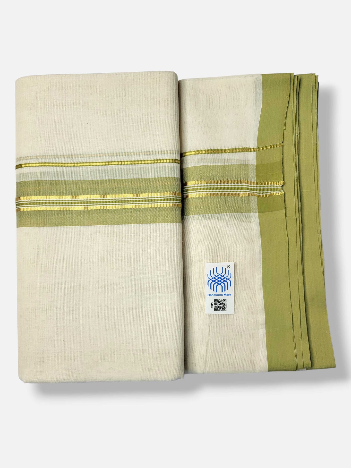 Kerala Balaramapuram Pure Cotton Handloom Mundu/Dhoti