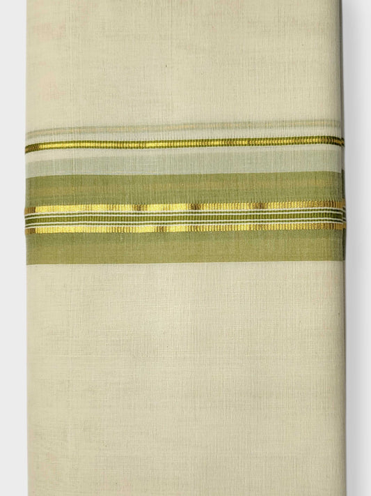 Kerala Balaramapuram Pure Cotton Handloom Mundu/Dhoti