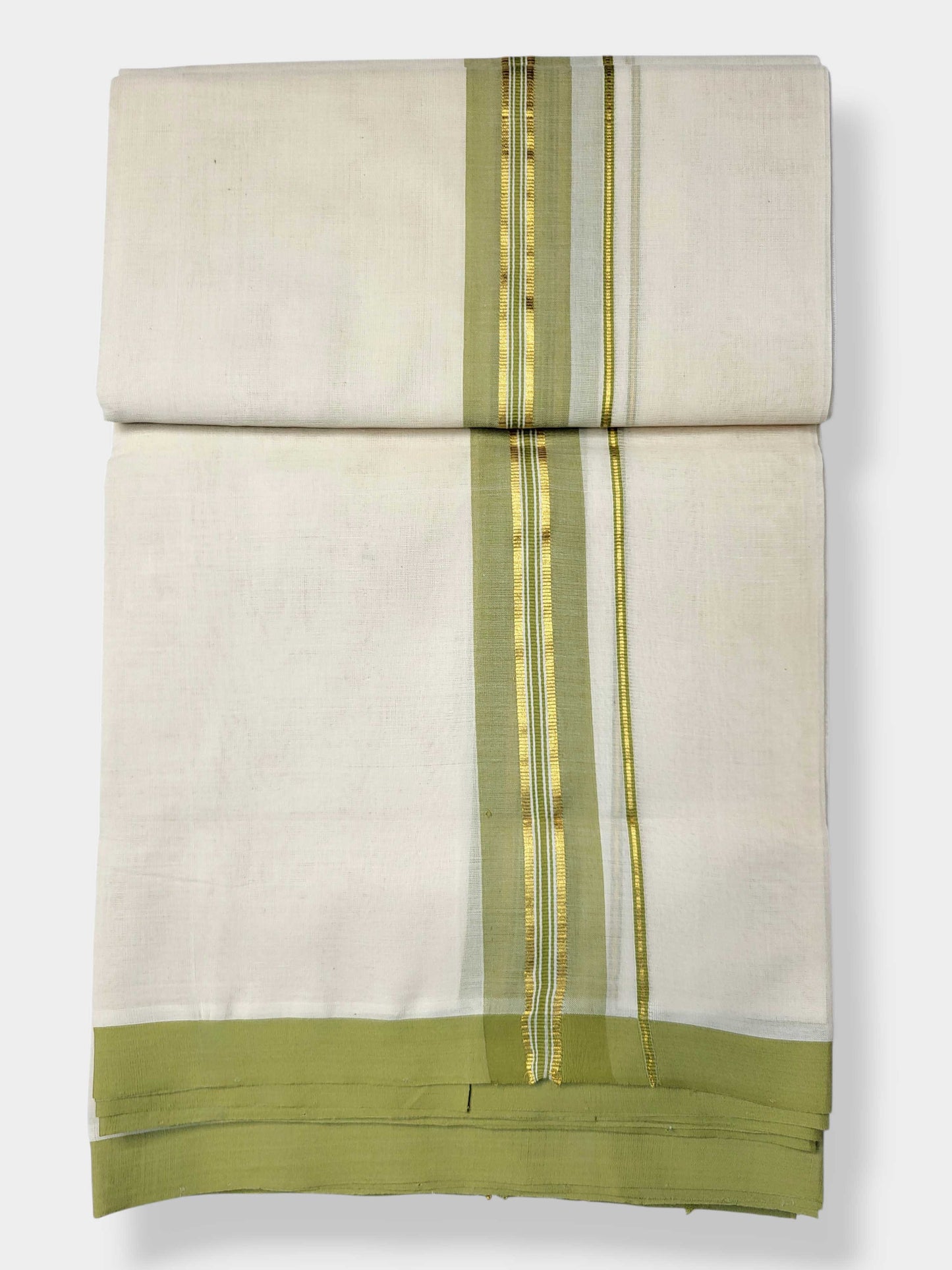 Kerala Balaramapuram Pure Cotton Handloom Mundu/Dhoti