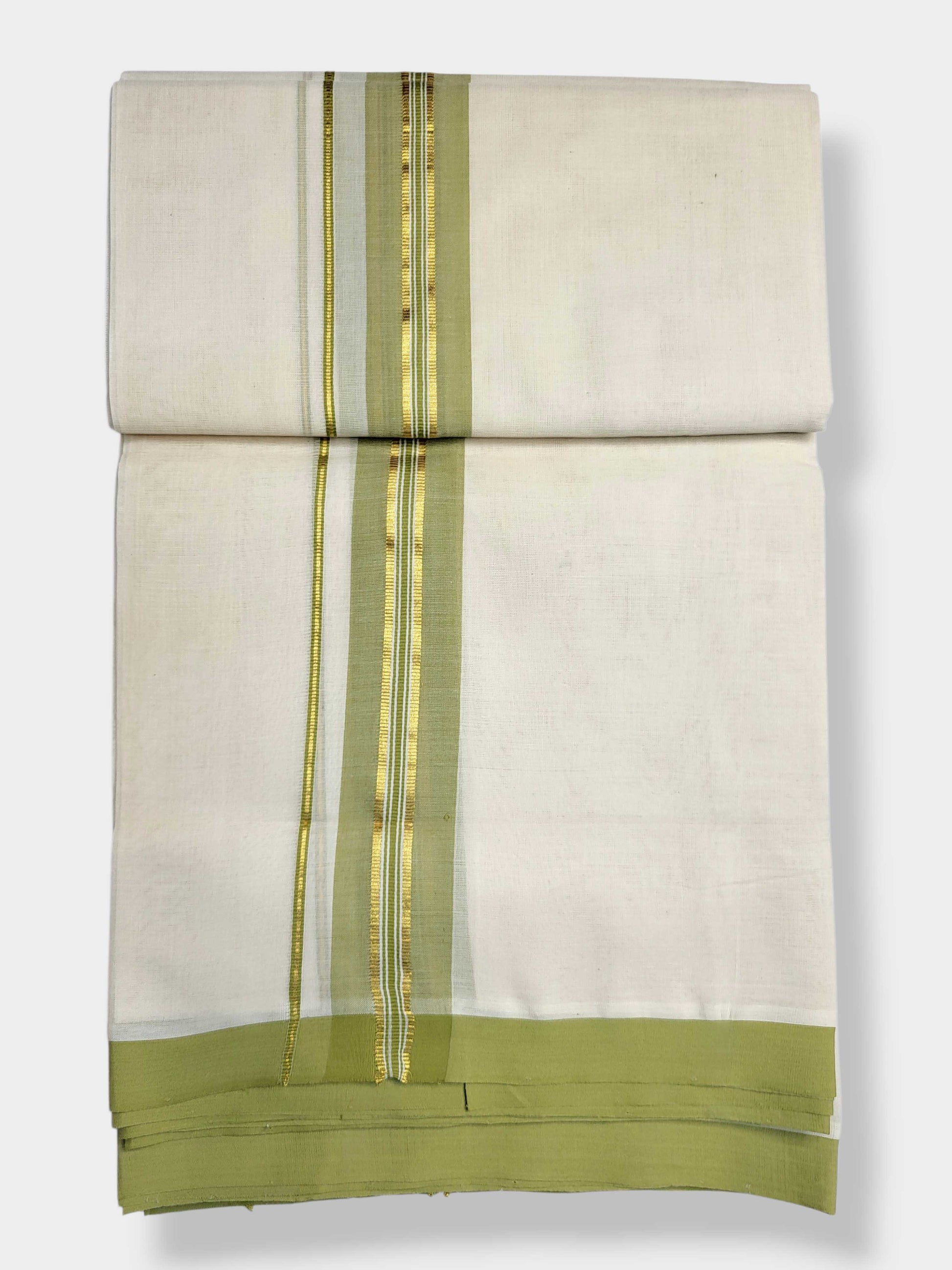 Kerala Balaramapuram Pure Cotton Handloom Mundu/Dhoti