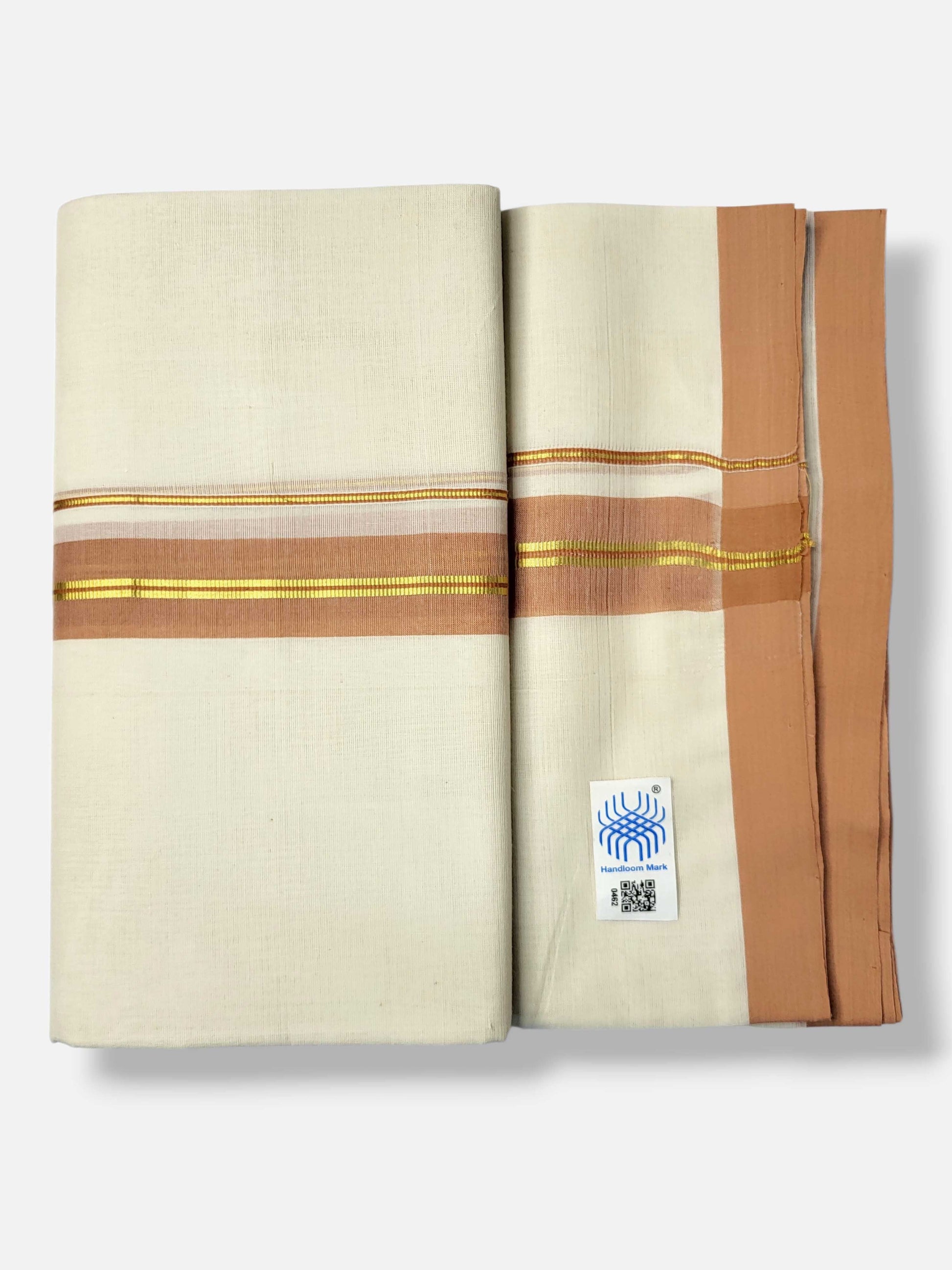 Kerala Balaramapuram Pure Cotton Handloom Mundu/Dhoti