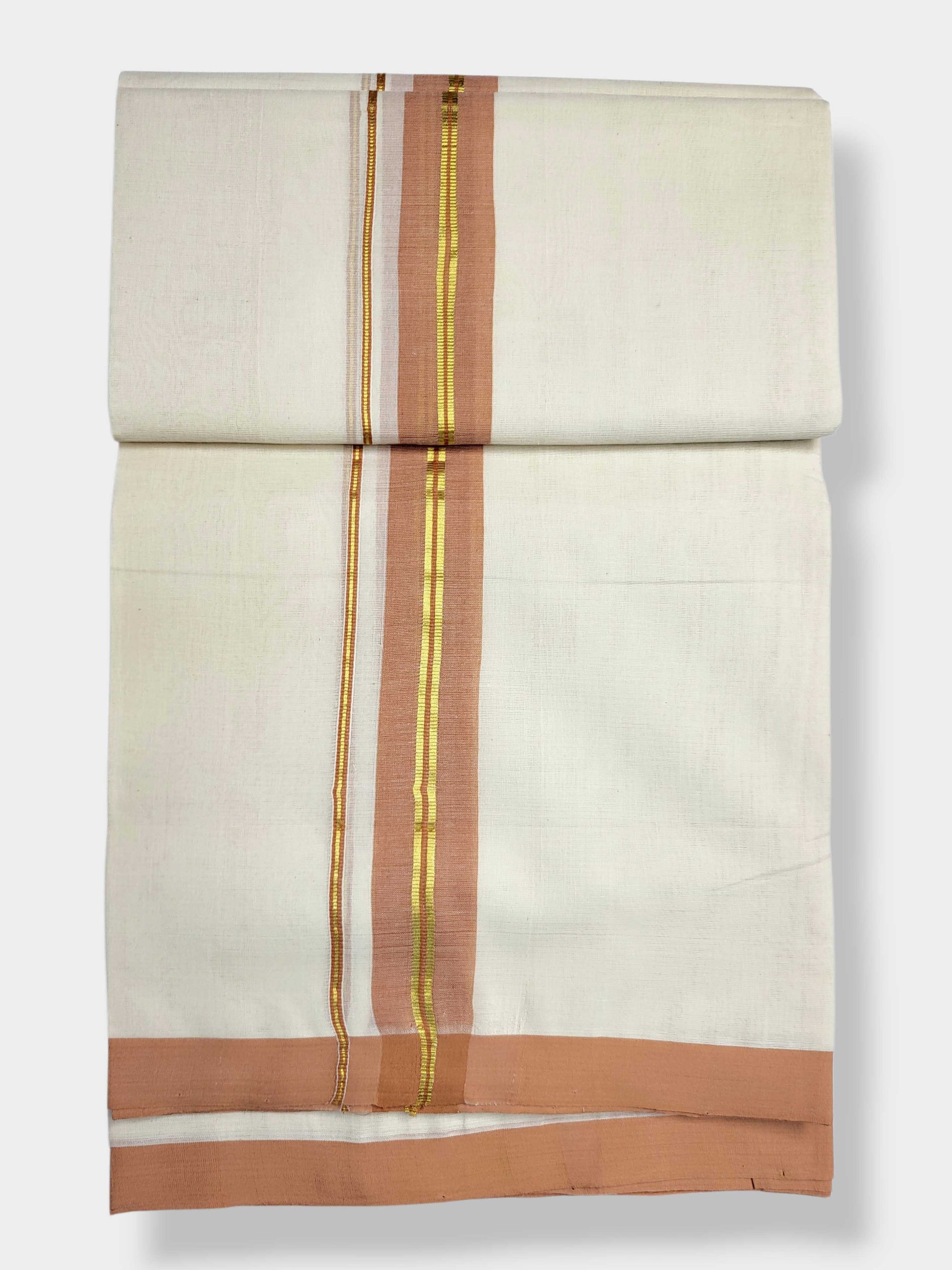 Kerala Balaramapuram Pure Cotton Handloom Mundu/Dhoti