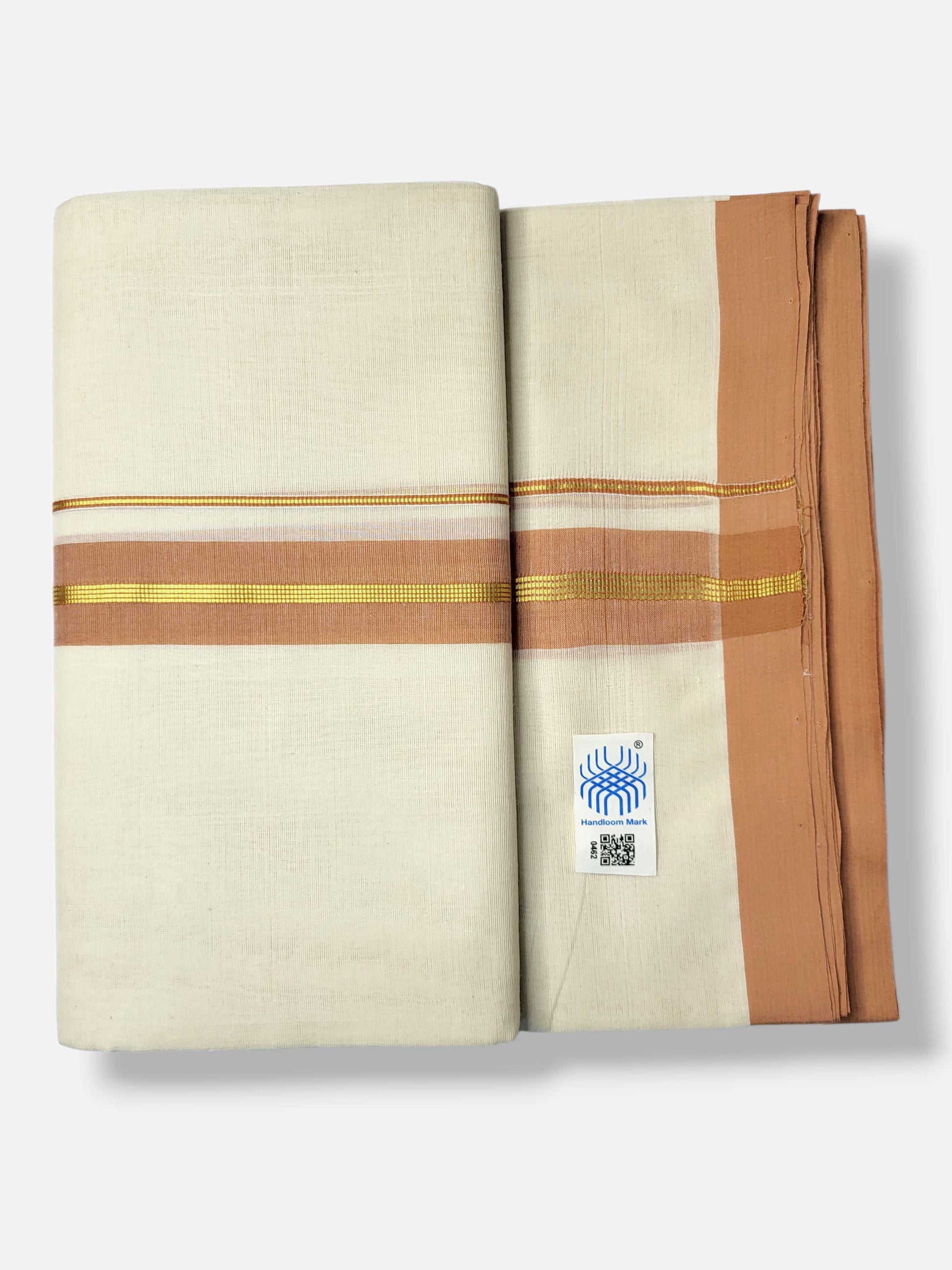 Kerala Balaramapuram Pure Cotton Handloom Mundu/Dhoti
