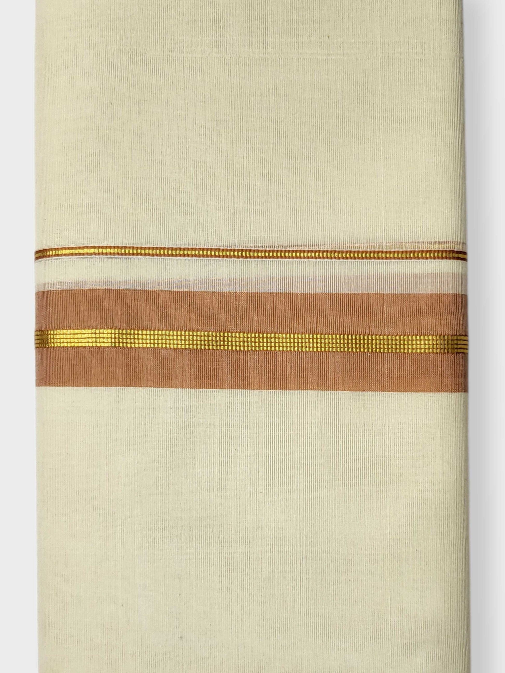 Kerala Balaramapuram Pure Cotton Handloom Mundu/Dhoti