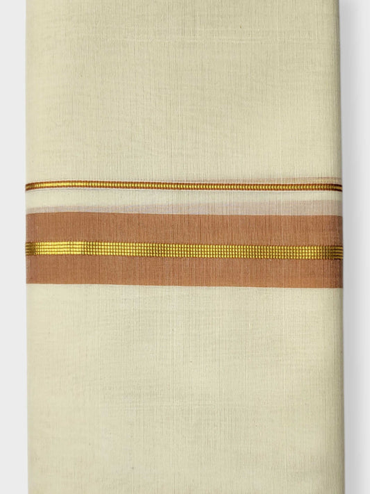 Kerala Balaramapuram Pure Cotton Handloom Mundu/Dhoti