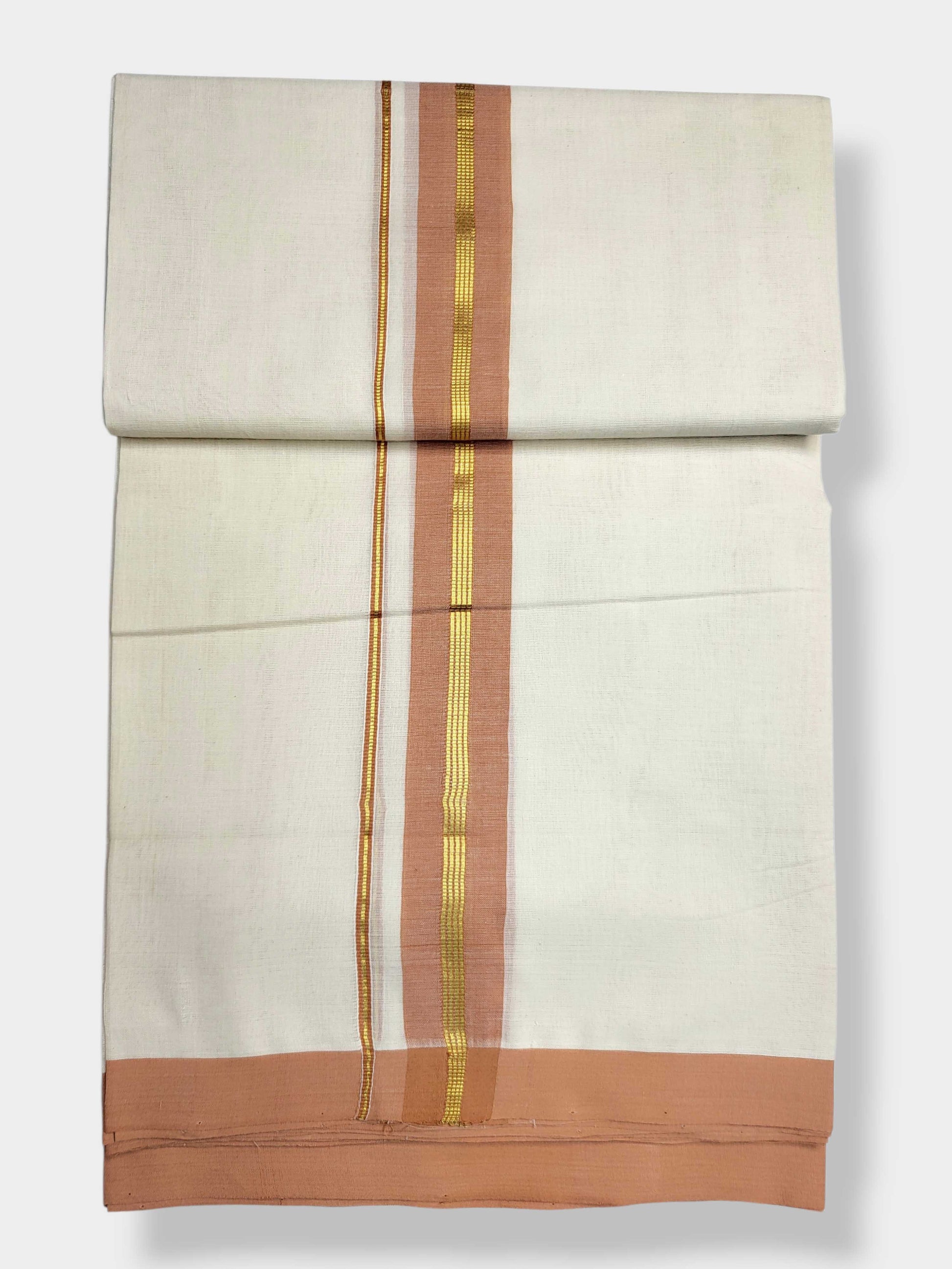 Kerala Balaramapuram Pure Cotton Handloom Mundu/Dhoti