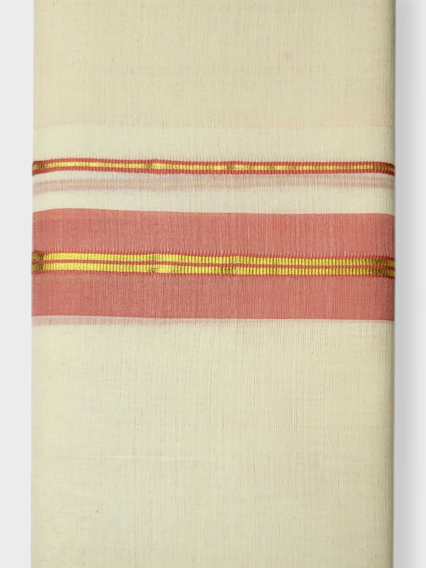 Kerala Balaramapuram Pure Cotton Handloom Mundu/Dhoti