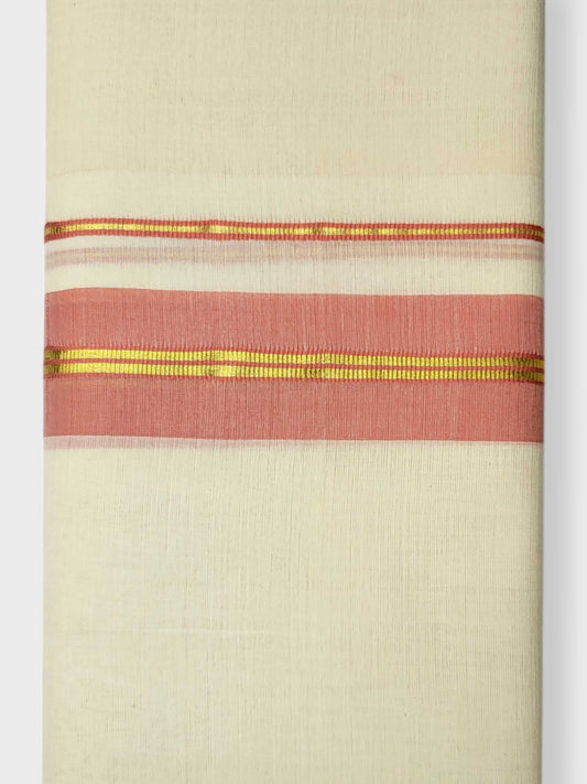 Kerala Balaramapuram Pure Cotton Handloom Mundu/Dhoti