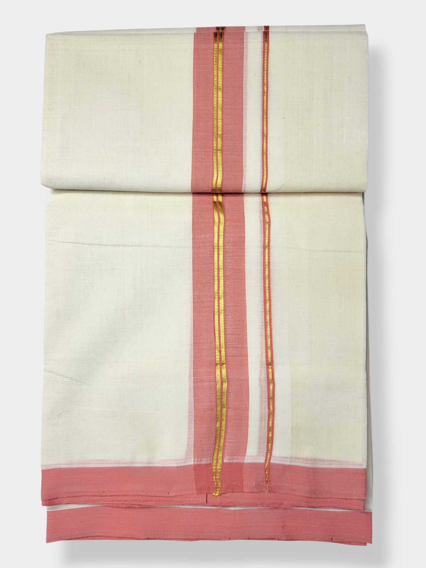 Kerala Balaramapuram Pure Cotton Handloom Mundu/Dhoti