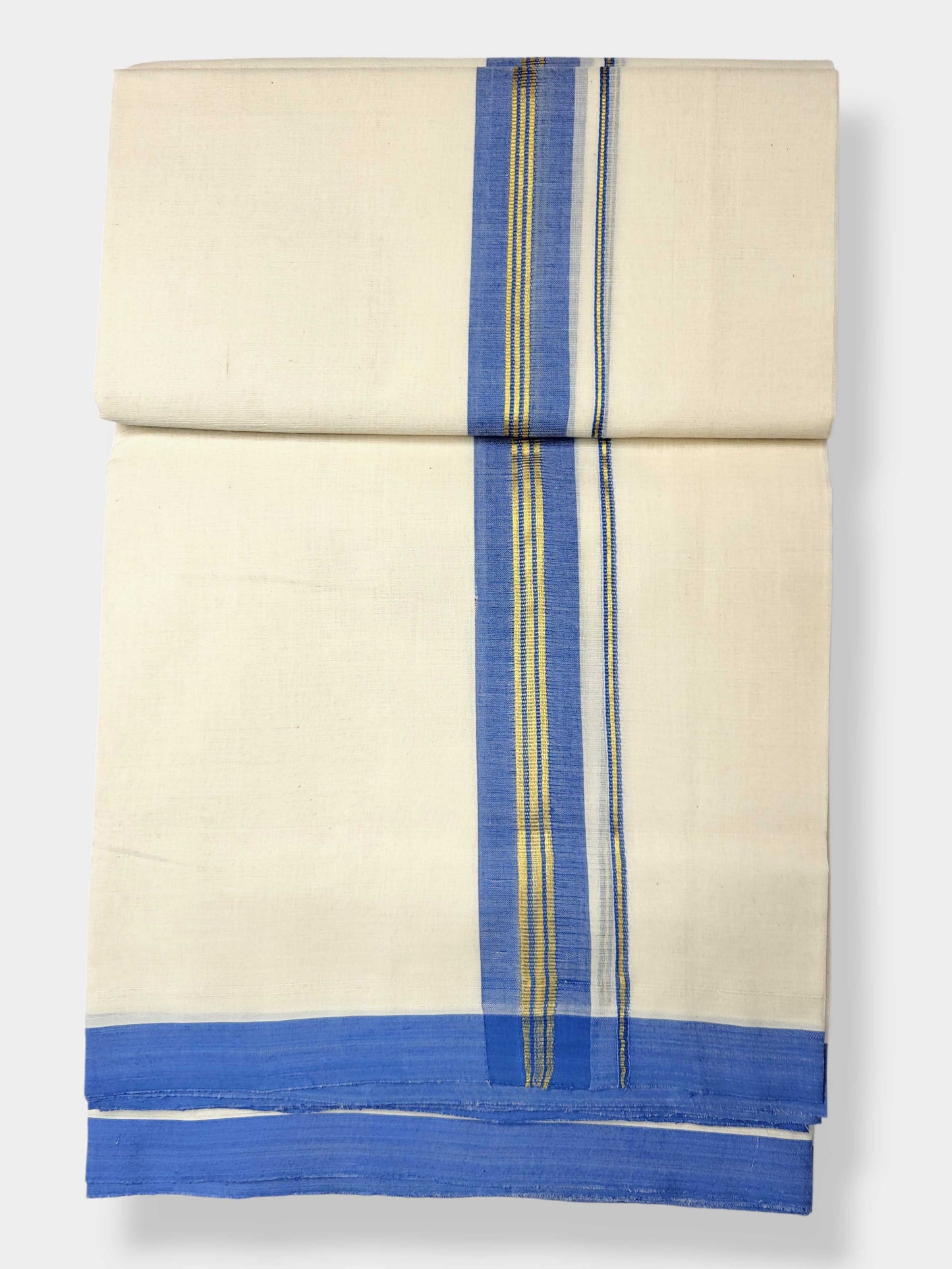 Kerala Balaramapuram Pure Cotton Handloom Mundu/Dhoti