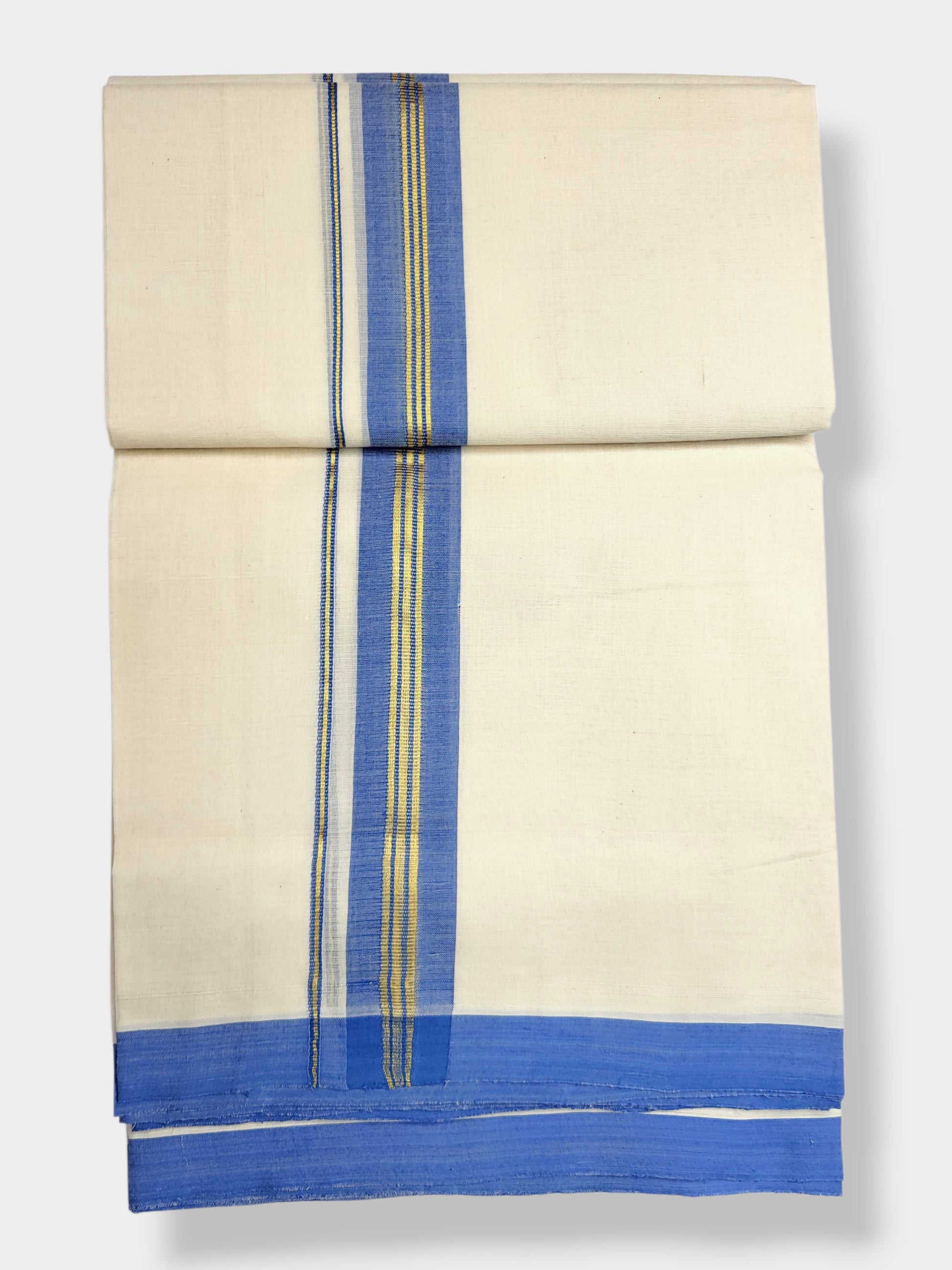 Kerala Balaramapuram Pure Cotton Handloom Mundu/Dhoti