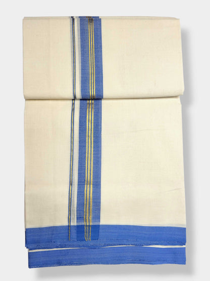 Kerala Balaramapuram Pure Cotton Handloom Mundu/Dhoti
