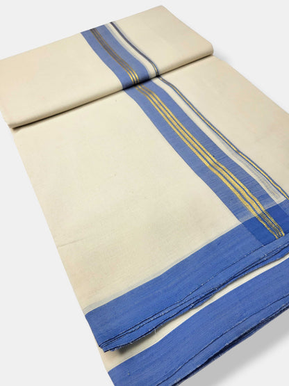 Kerala Balaramapuram Pure Cotton Handloom Mundu/Dhoti