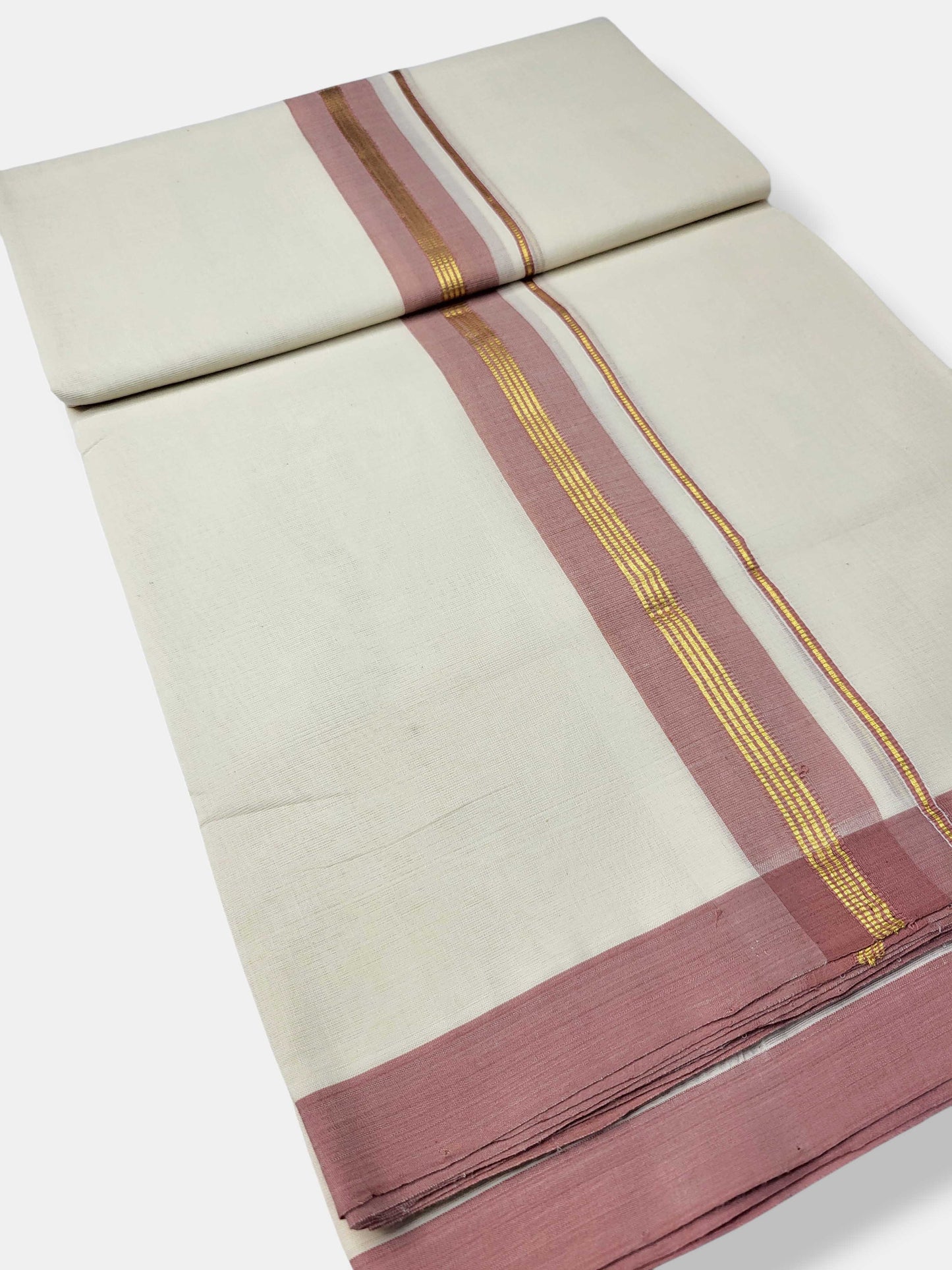 Kerala Balaramapuram Pure Cotton Handloom Mundu/Dhoti