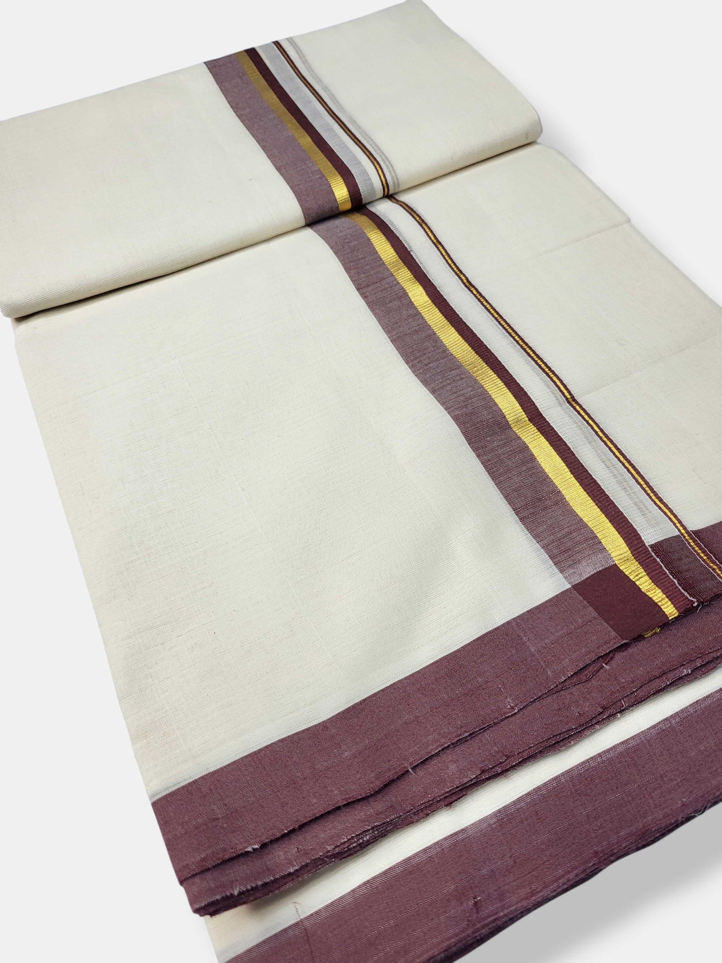 Kerala Balaramapuram Pure Cotton Handloom Mundu/Dhoti