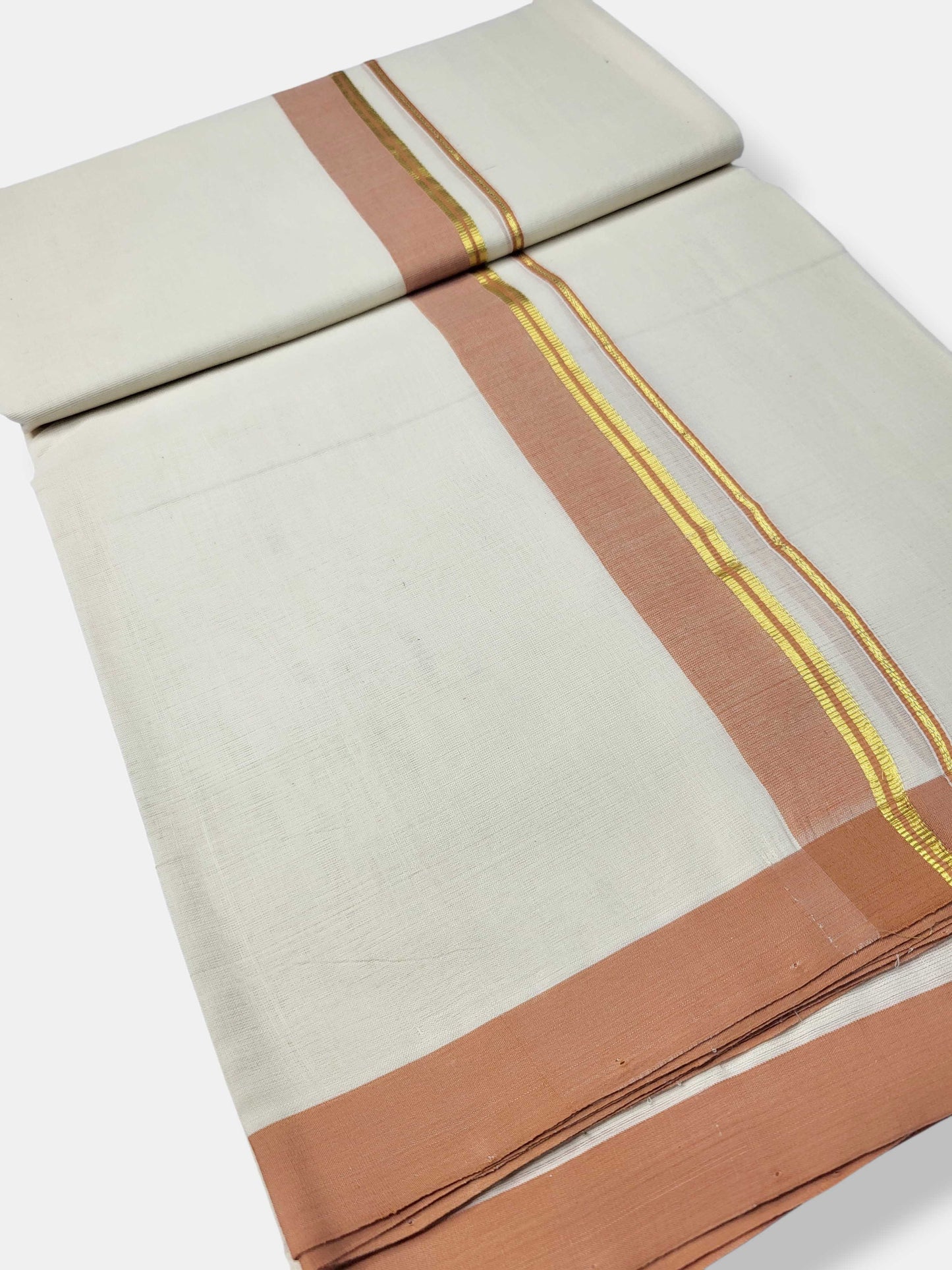 Kerala Balaramapuram Pure Cotton Handloom Mundu/Dhoti