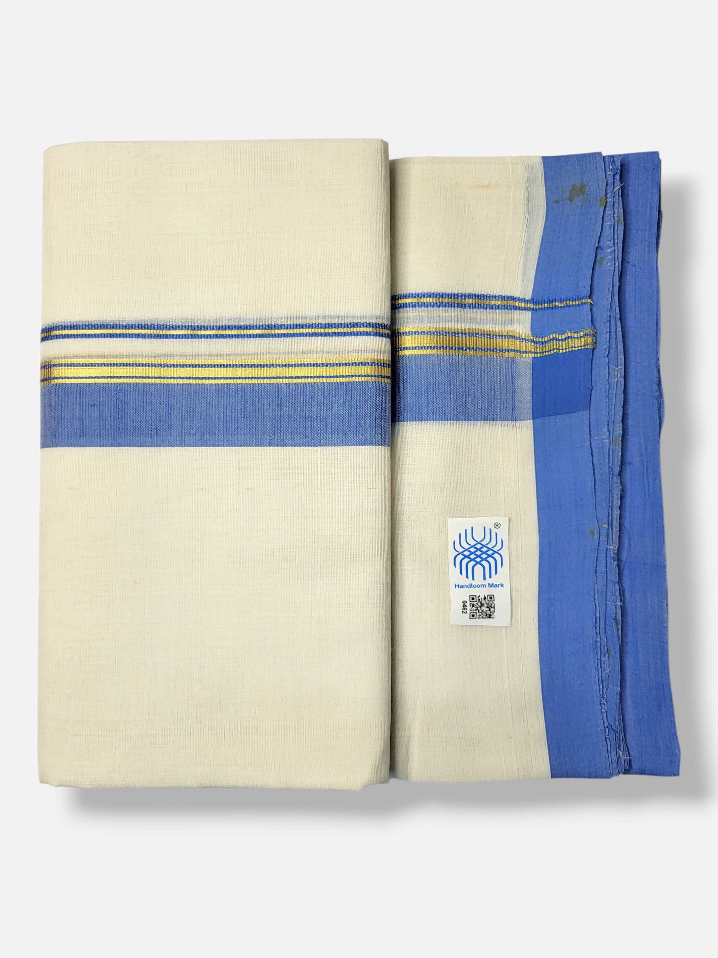Kerala Balaramapuram Pure Cotton Handloom Mundu/Dhoti