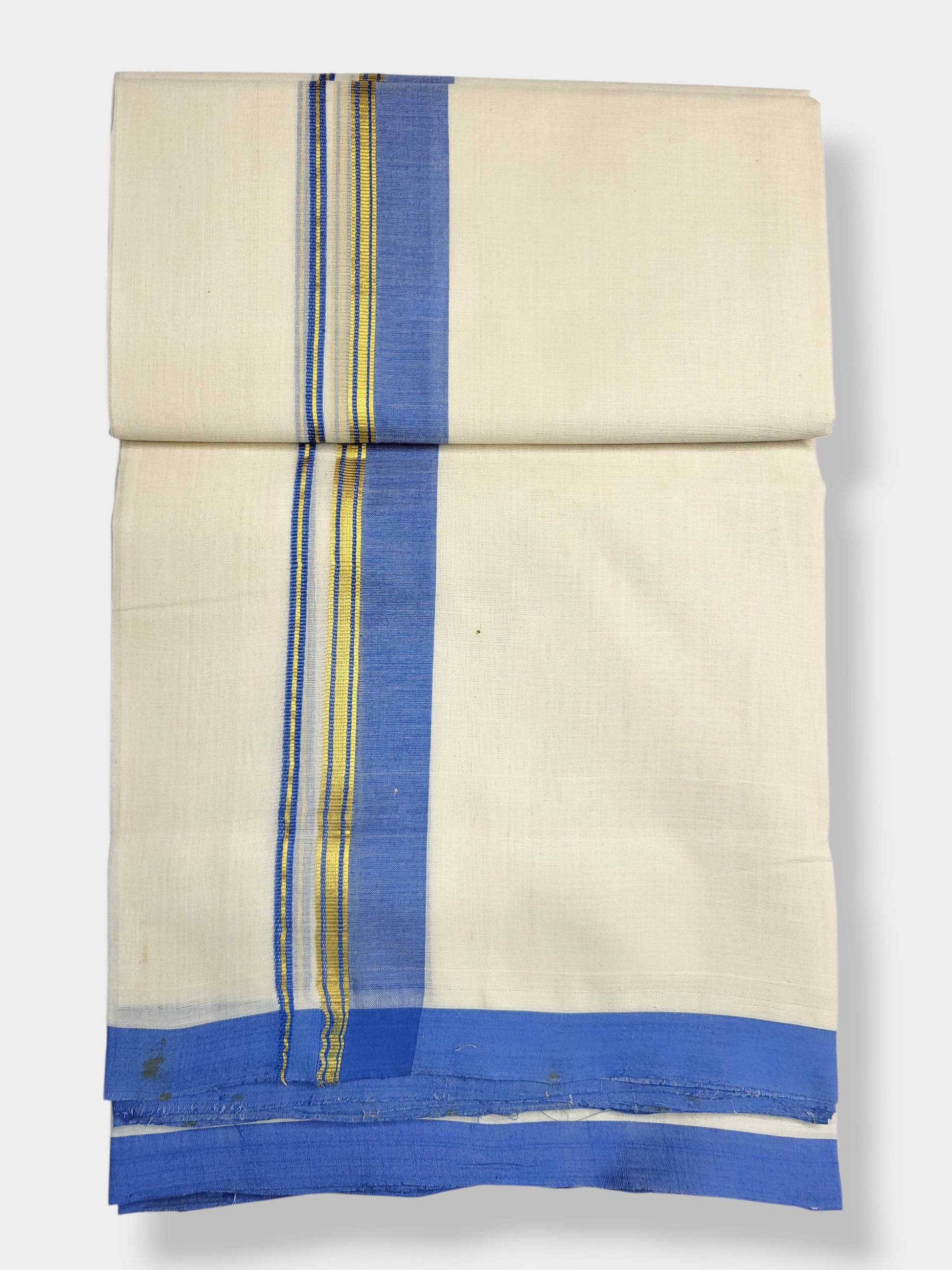Kerala Balaramapuram Pure Cotton Handloom Mundu/Dhoti