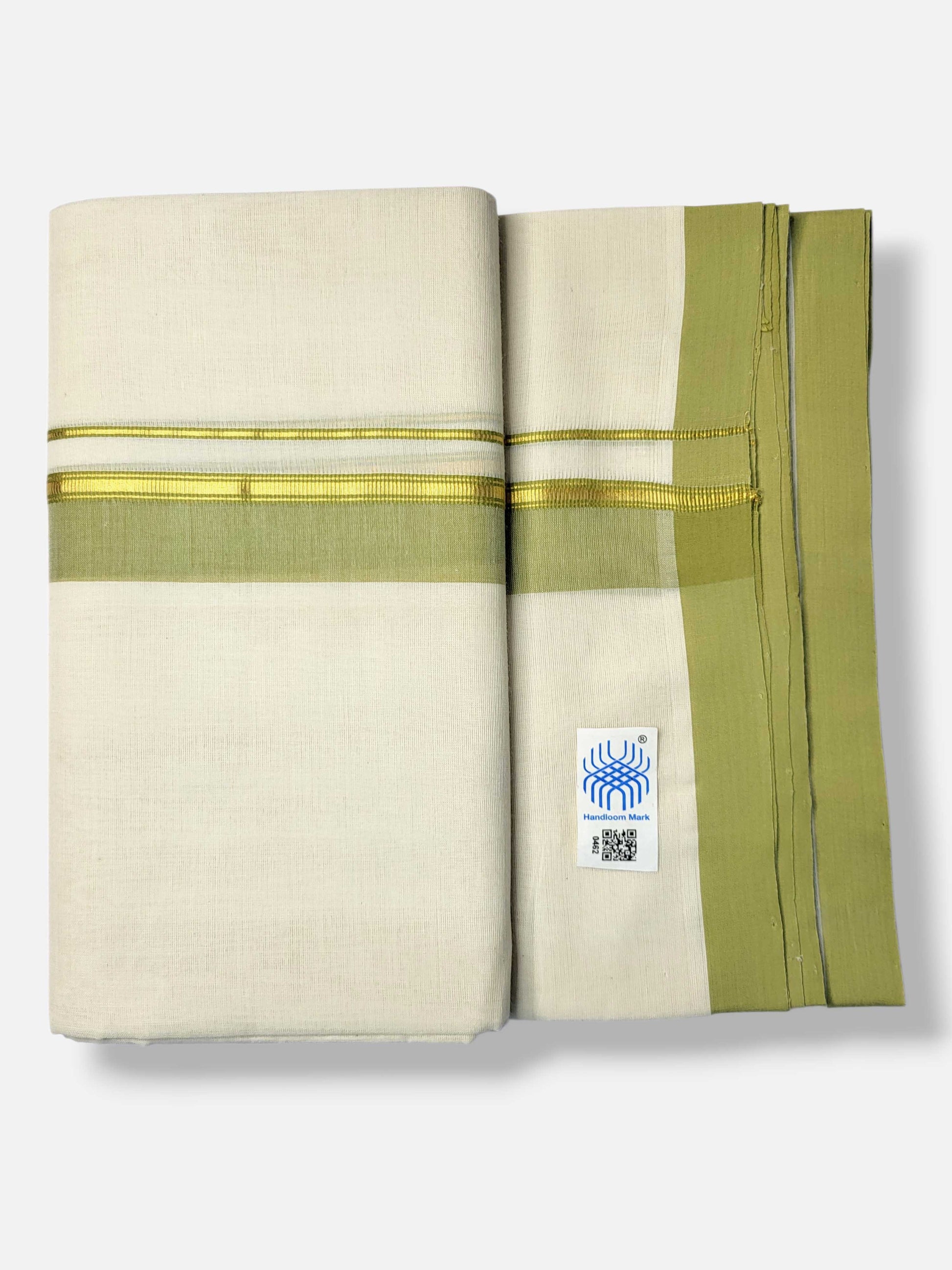 Kerala Balaramapuram Pure Cotton Handloom Mundu/Dhoti