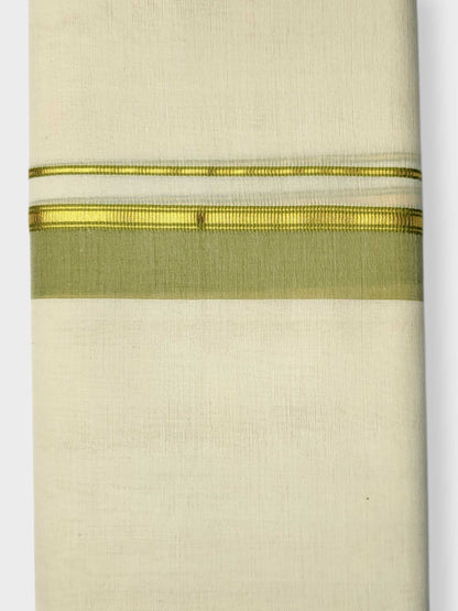 Kerala Balaramapuram Pure Cotton Handloom Mundu/Dhoti