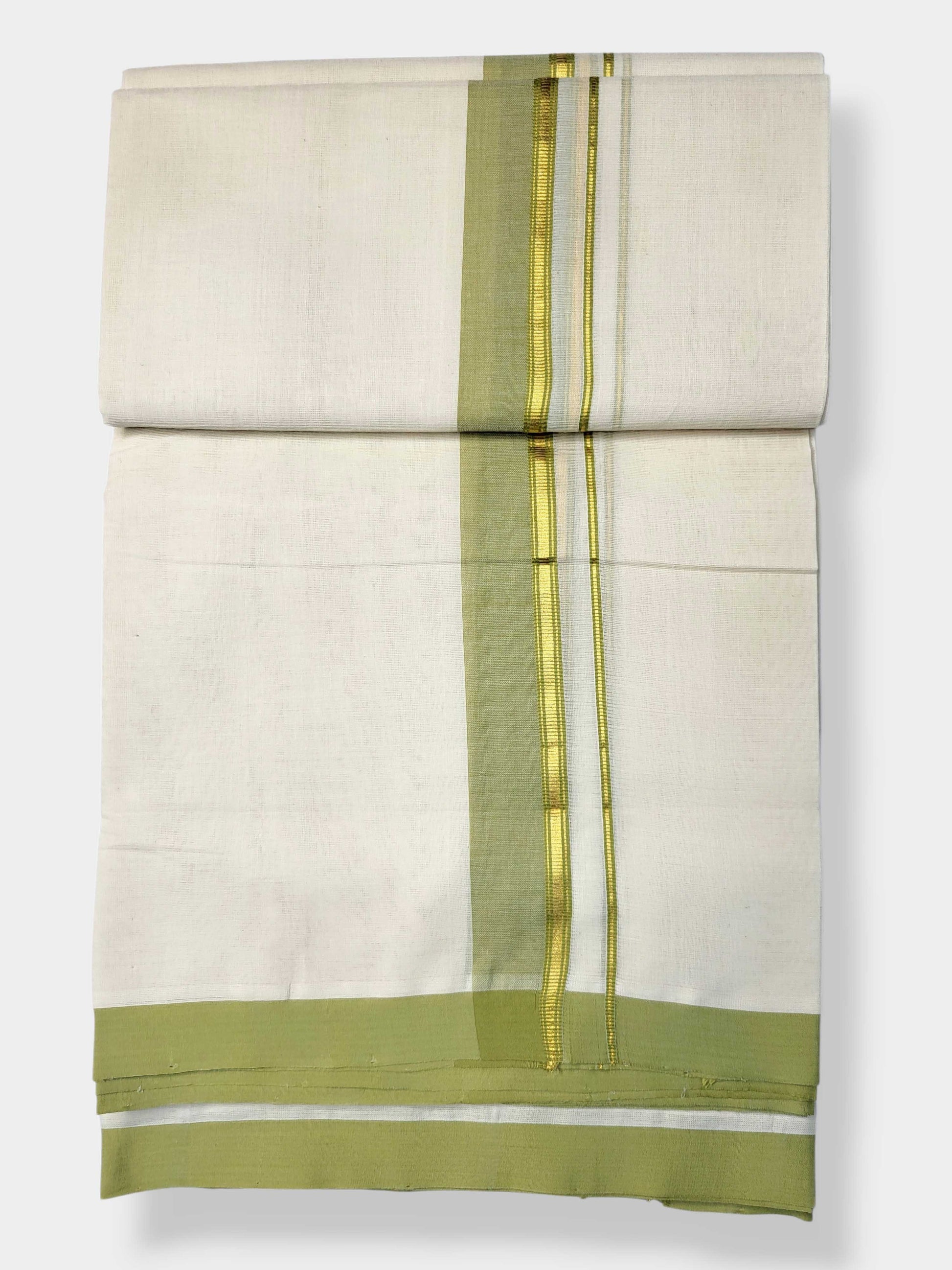 Kerala Balaramapuram Pure Cotton Handloom Mundu/Dhoti