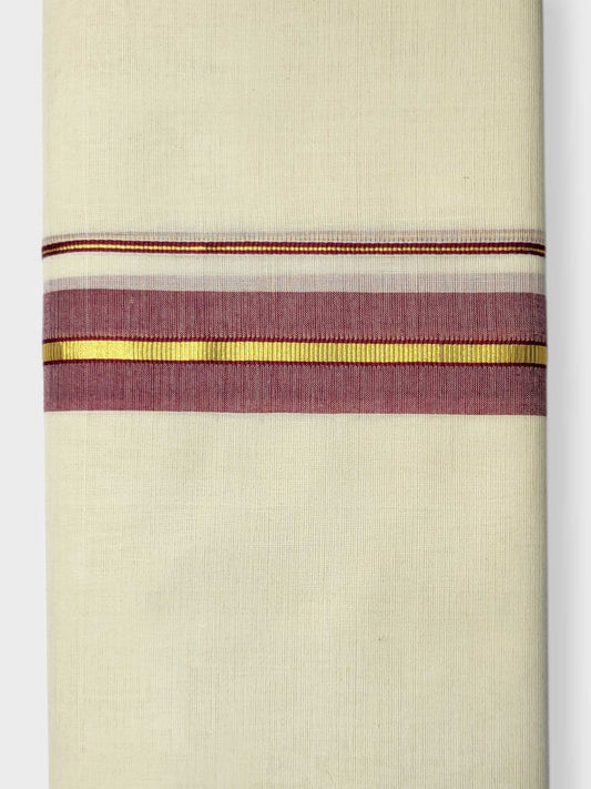 Kerala Balaramapuram Pure Cotton Handloom Mundu/Dhoti