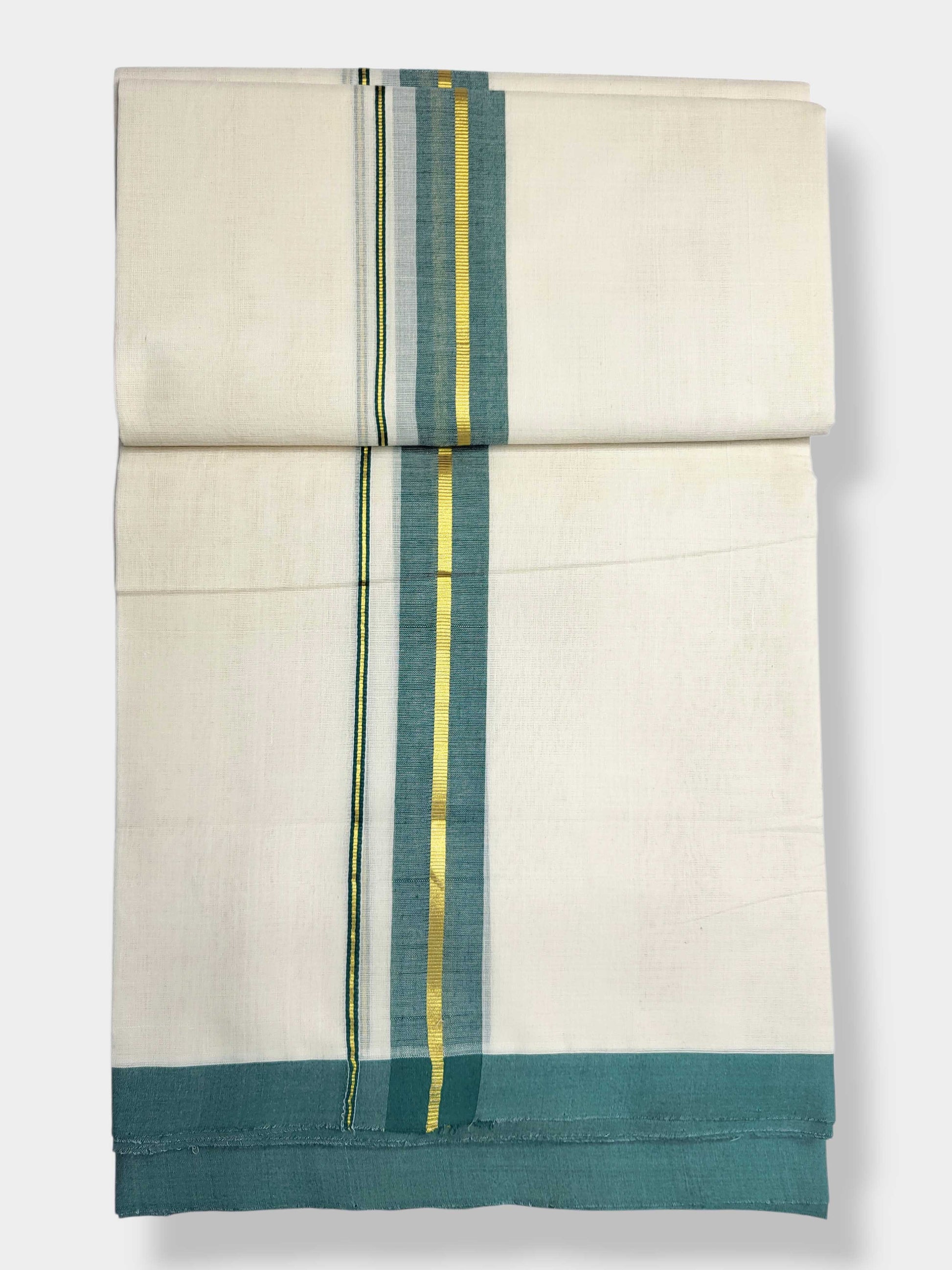 Kerala Balaramapuram Pure Cotton Handloom Mundu/Dhoti