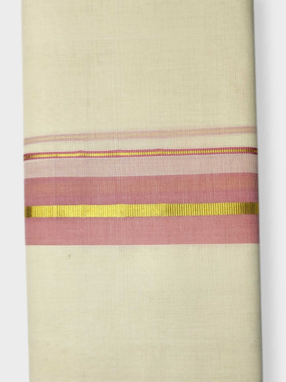 Kerala Balaramapuram Pure Cotton Handloom Mundu/Dhoti