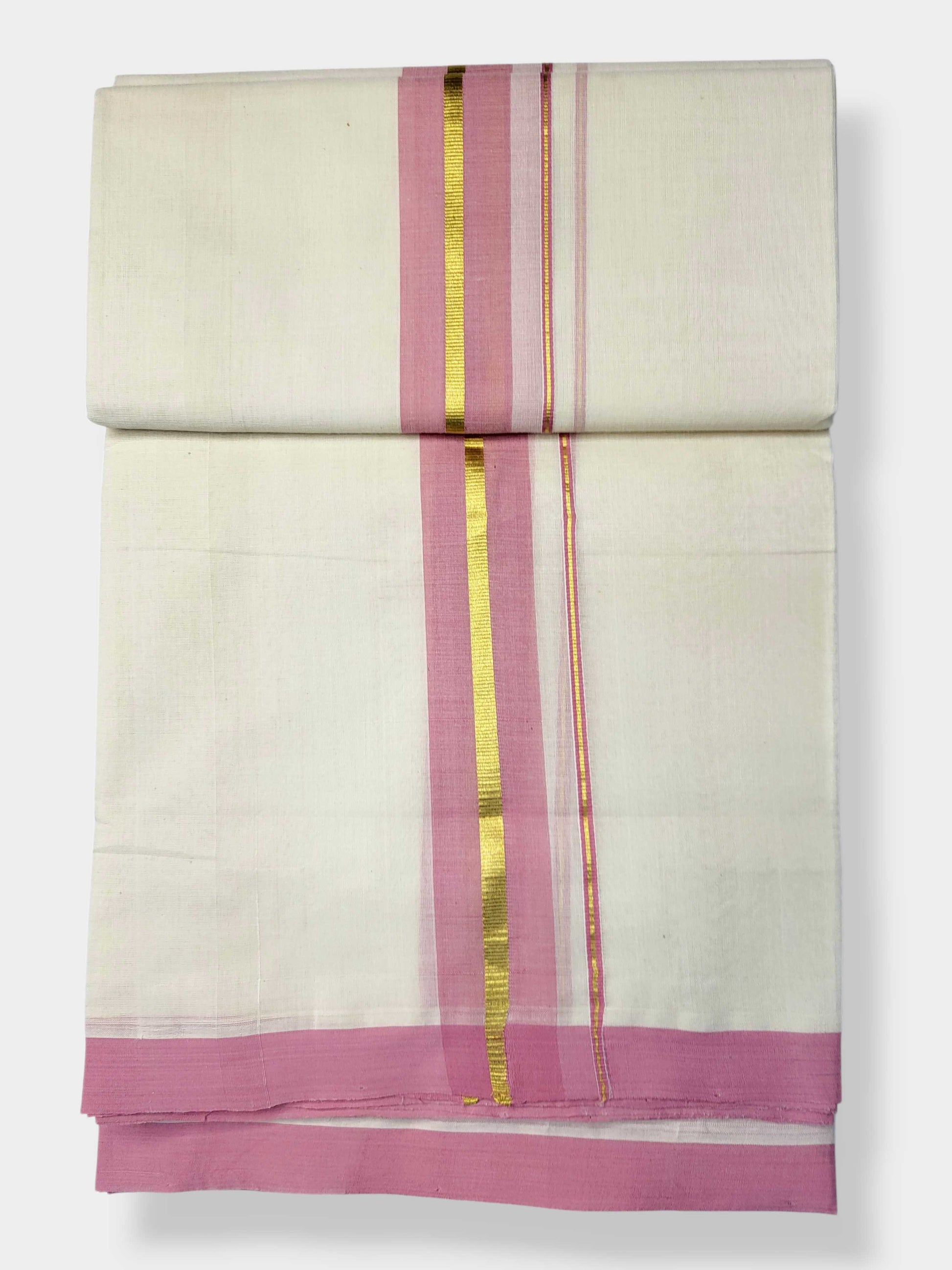 Kerala Balaramapuram Pure Cotton Handloom Mundu/Dhoti
