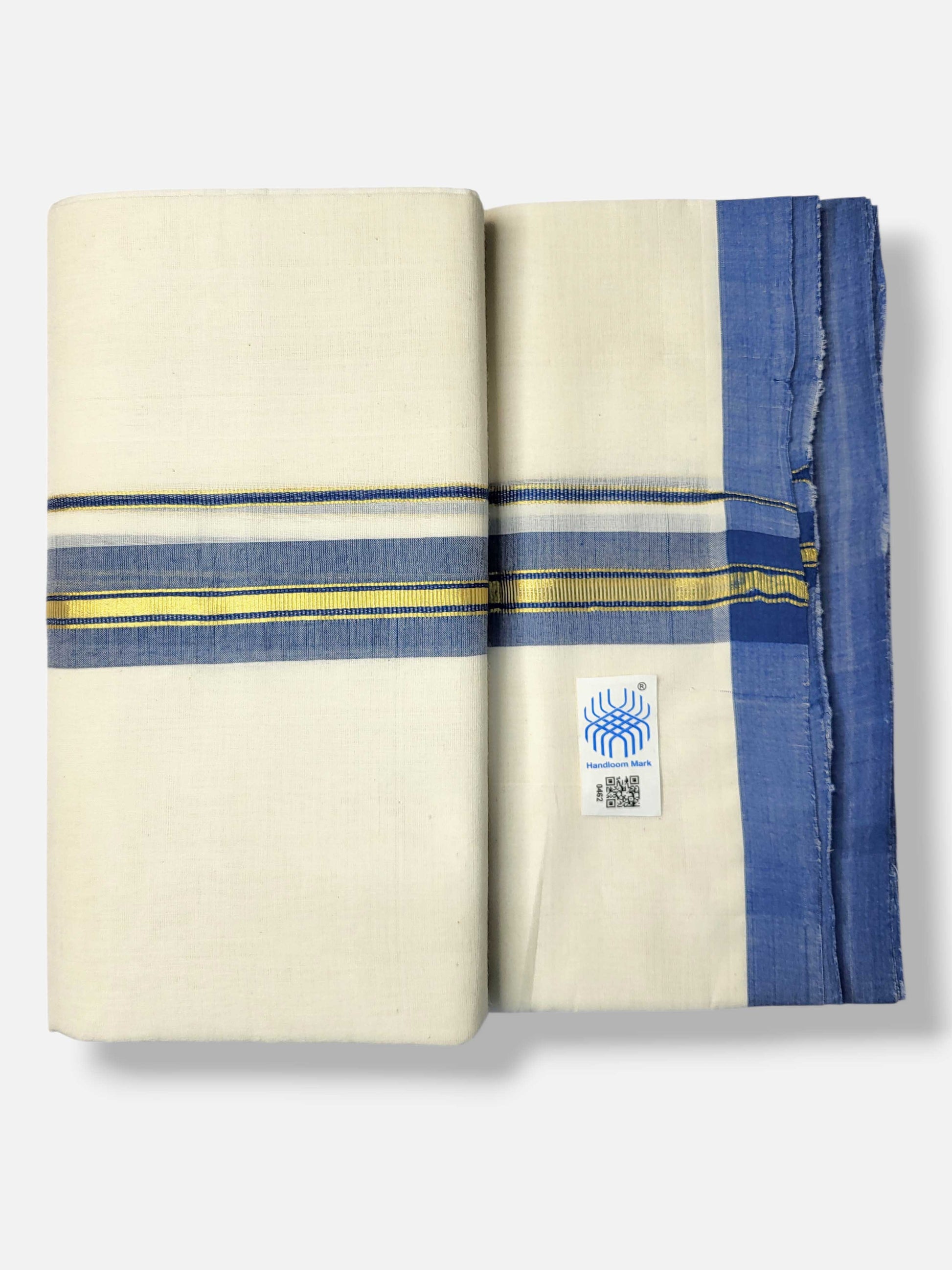 Kerala Balaramapuram Pure Cotton Handloom Mundu/Dhoti