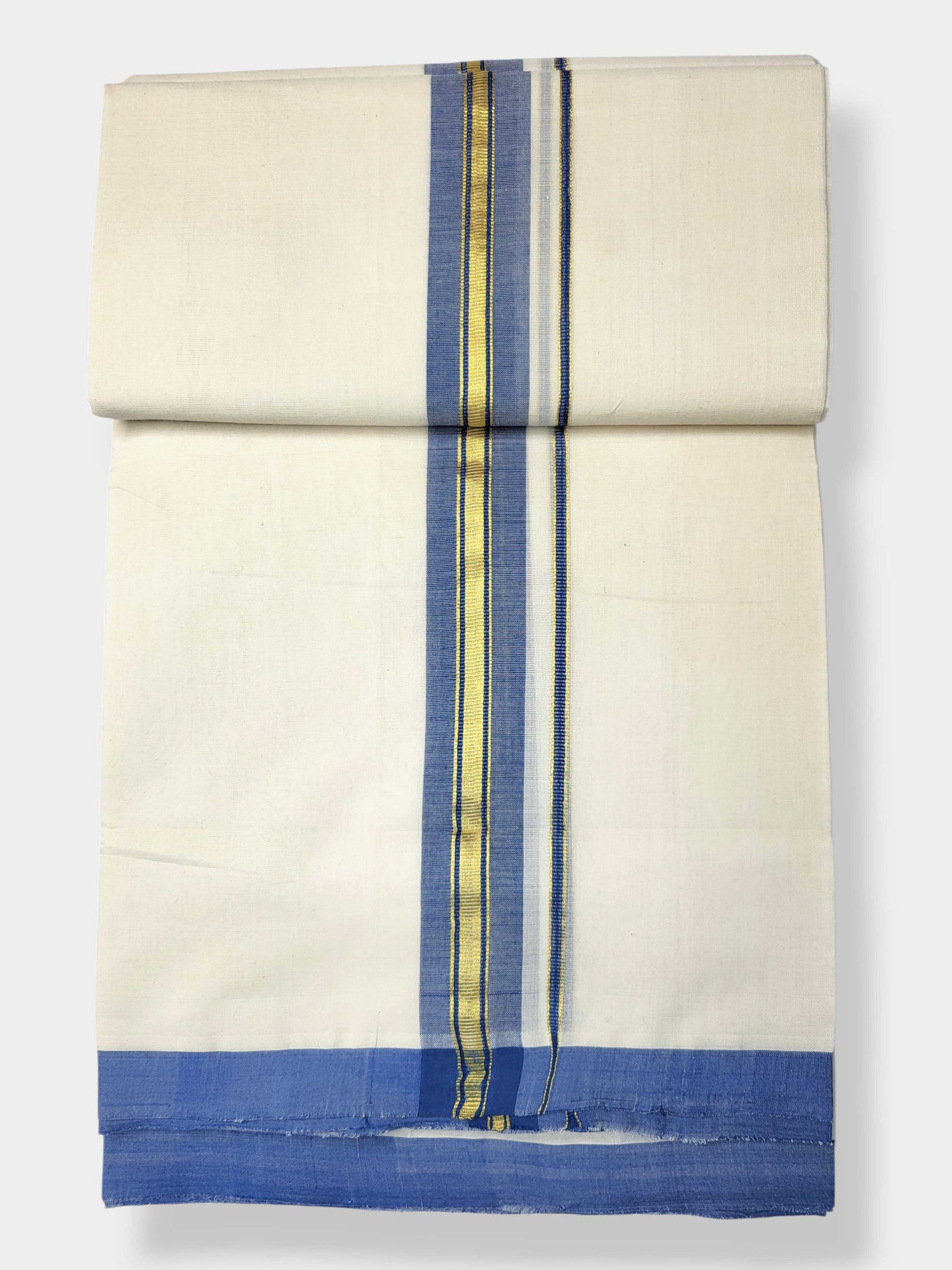 Kerala Balaramapuram Pure Cotton Handloom Mundu/Dhoti