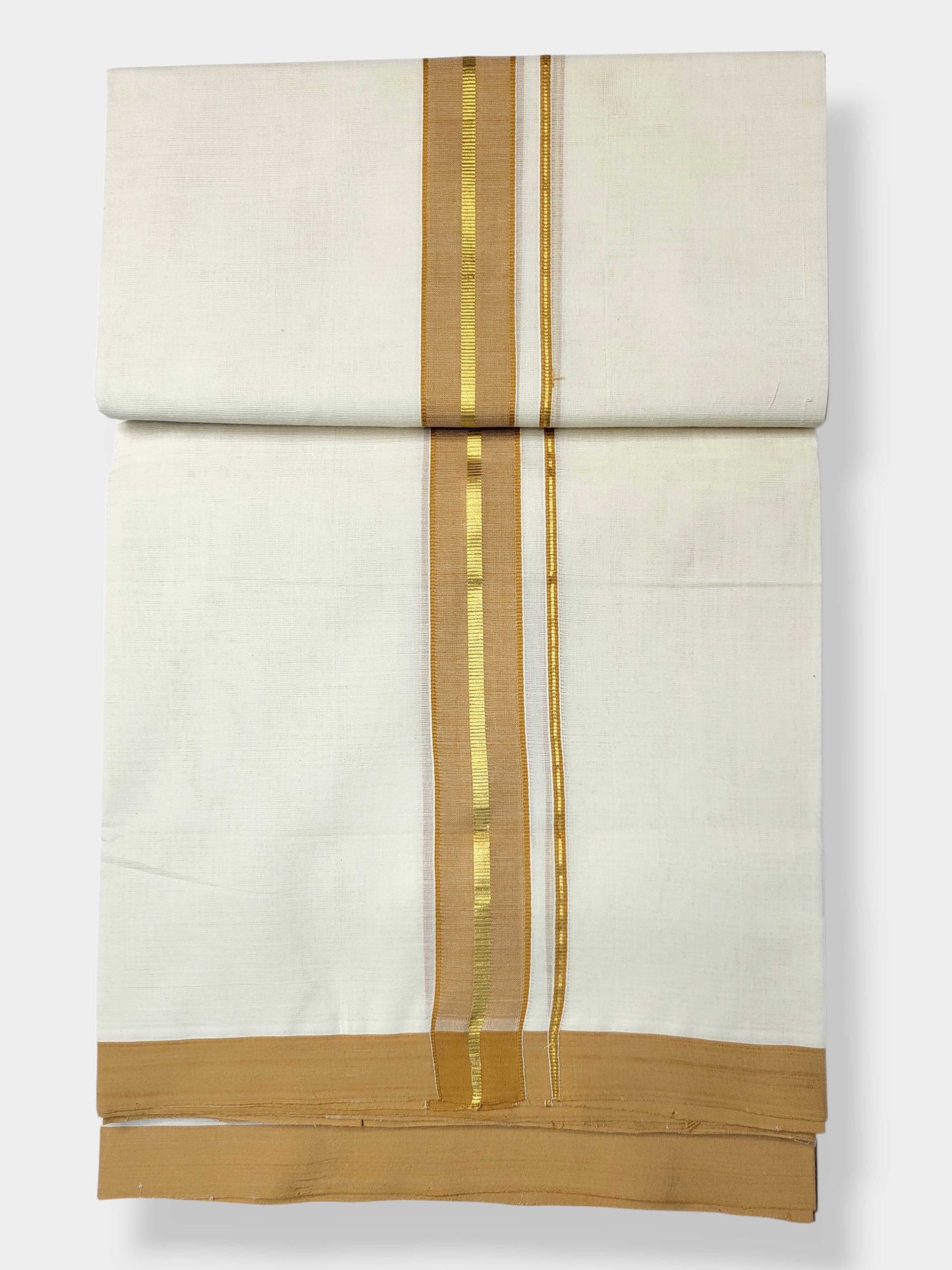 Kerala Balaramapuram Pure Cotton Handloom Mundu/Dhoti