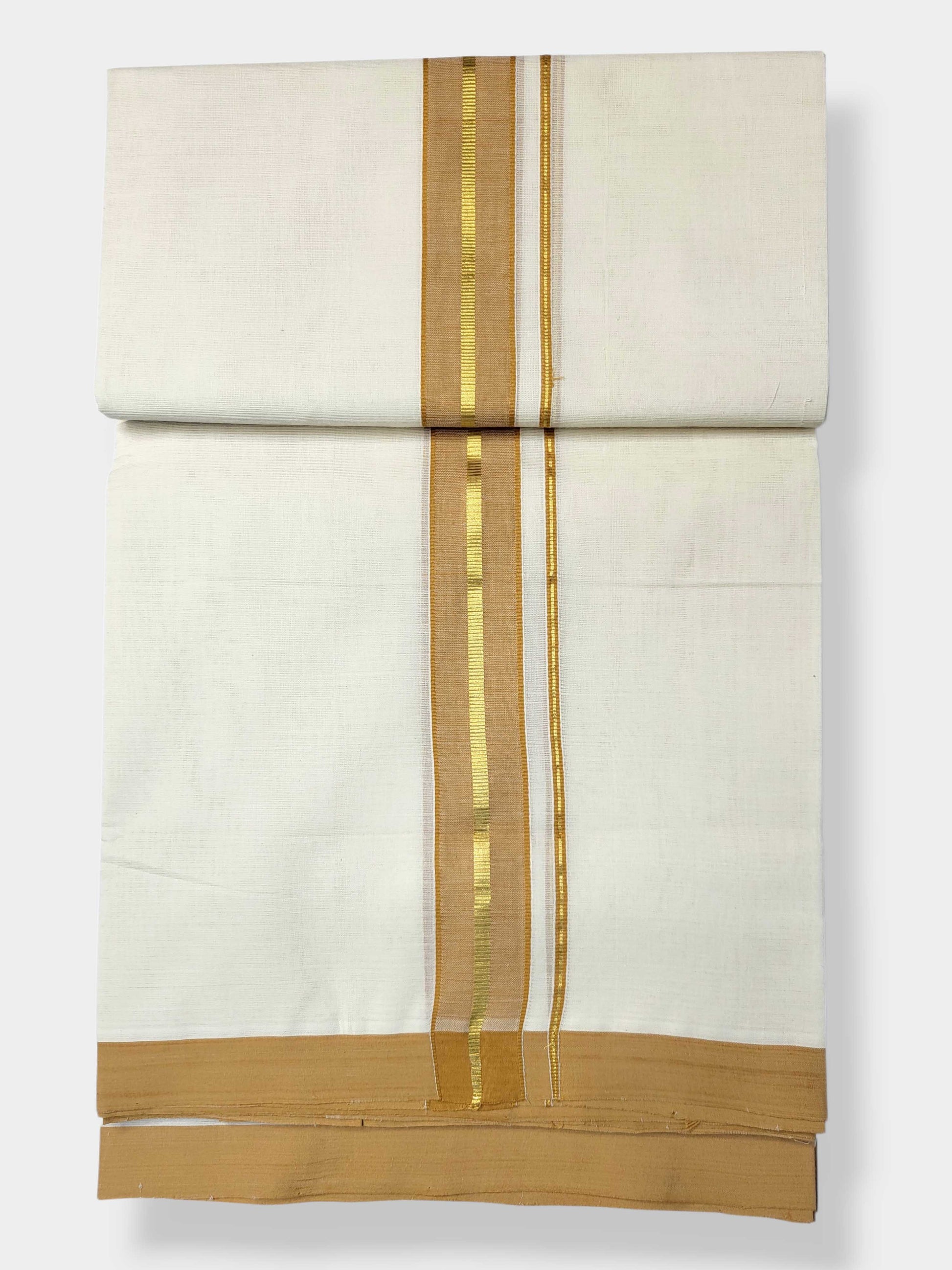 Kerala Balaramapuram Pure Cotton Handloom Mundu/Dhoti