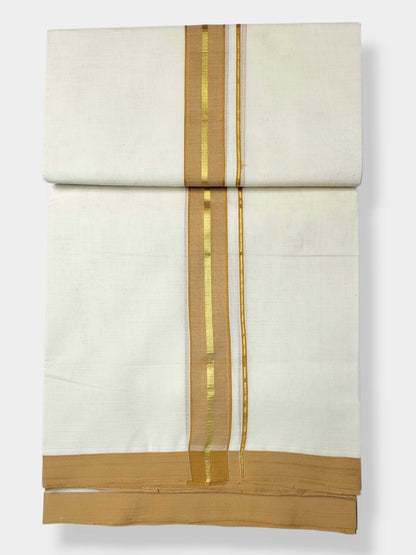 Kerala Balaramapuram Pure Cotton Handloom Mundu/Dhoti