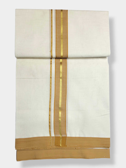 Kerala Balaramapuram Pure Cotton Handloom Mundu/Dhoti