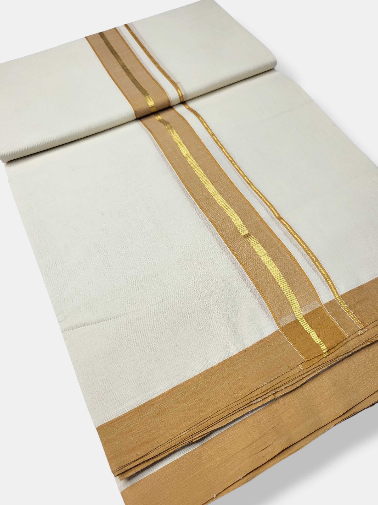 Kerala Balaramapuram Pure Cotton Handloom Mundu/Dhoti