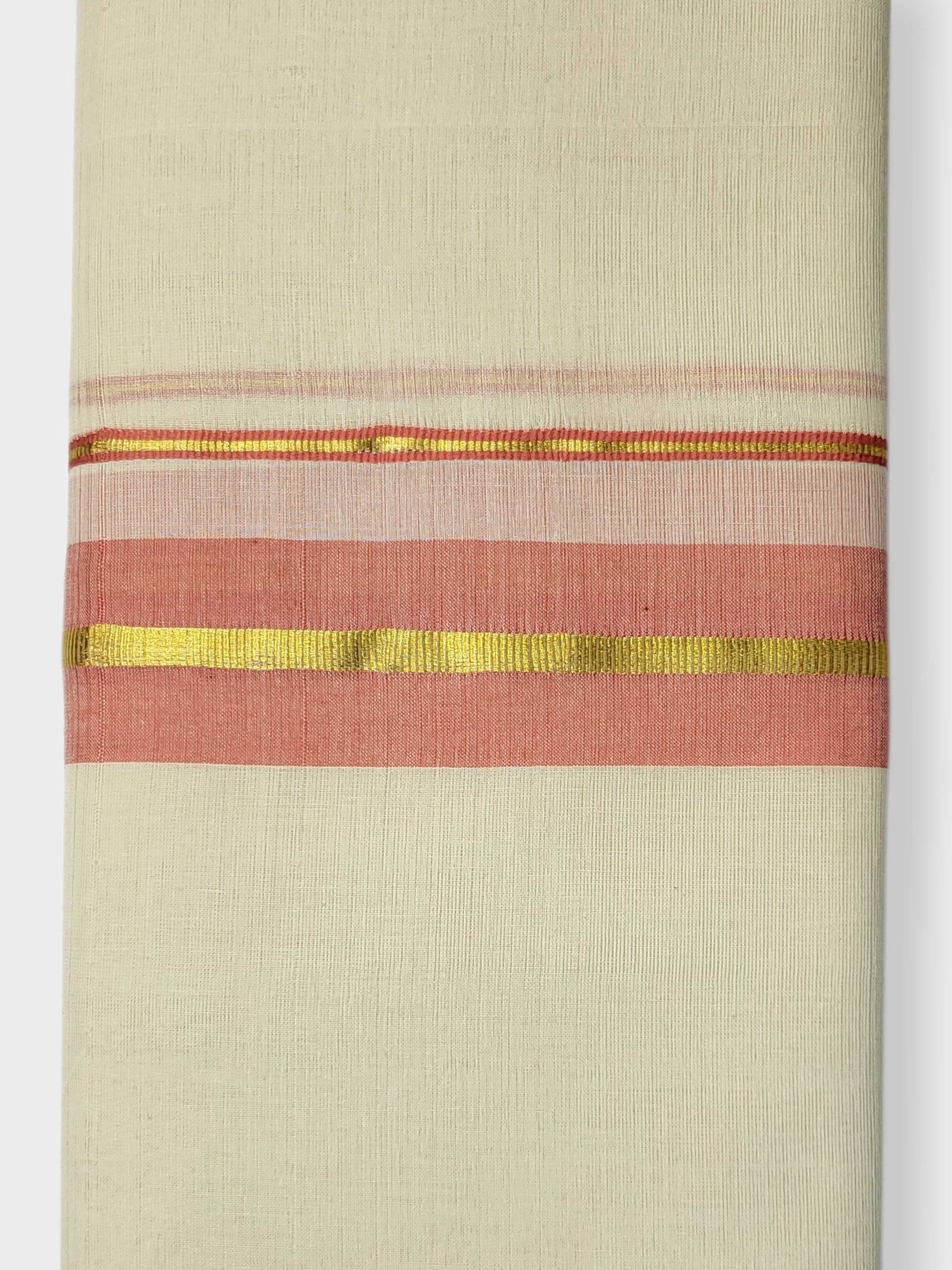 Kerala Balaramapuram Pure Cotton Handloom Mundu/Dhoti