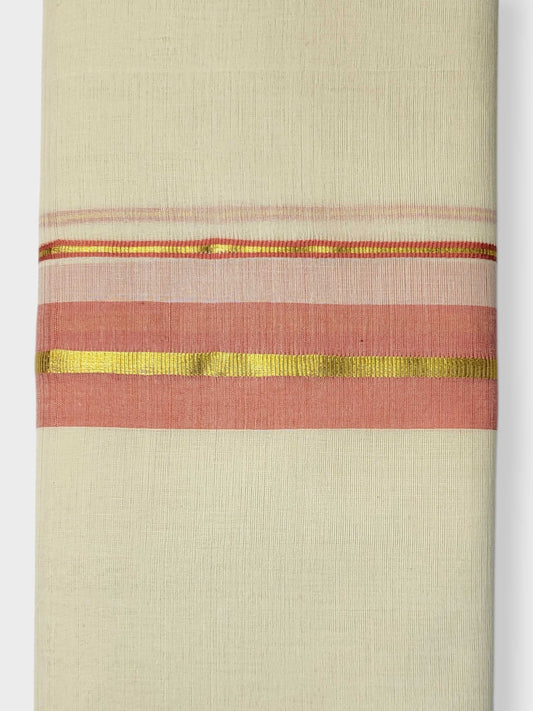 Kerala Balaramapuram Pure Cotton Handloom Mundu/Dhoti