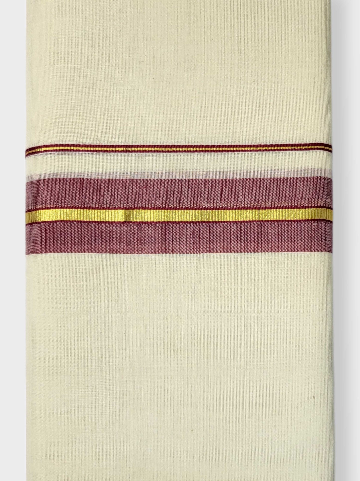 Kerala Balaramapuram Pure Cotton Handloom Mundu/Dhoti