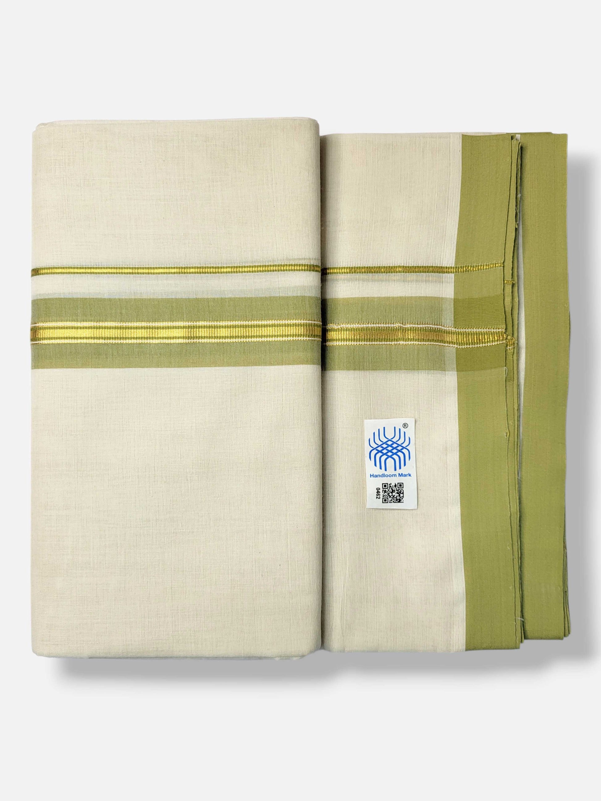 Kerala Balaramapuram Pure Cotton Handloom Mundu/Dhoti