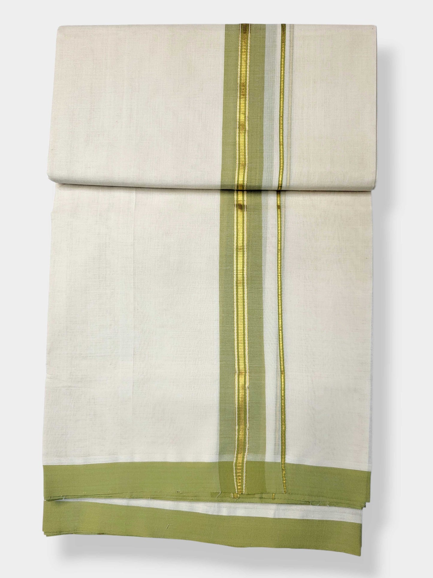 Kerala Balaramapuram Pure Cotton Handloom Mundu/Dhoti