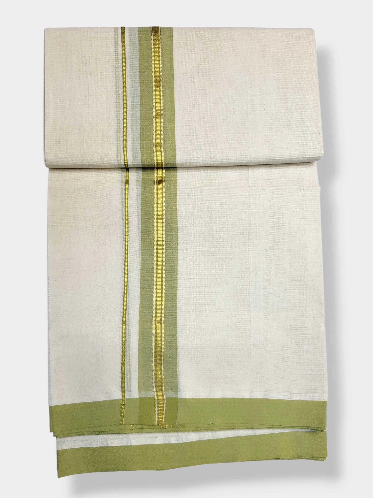Kerala Balaramapuram Pure Cotton Handloom Mundu/Dhoti
