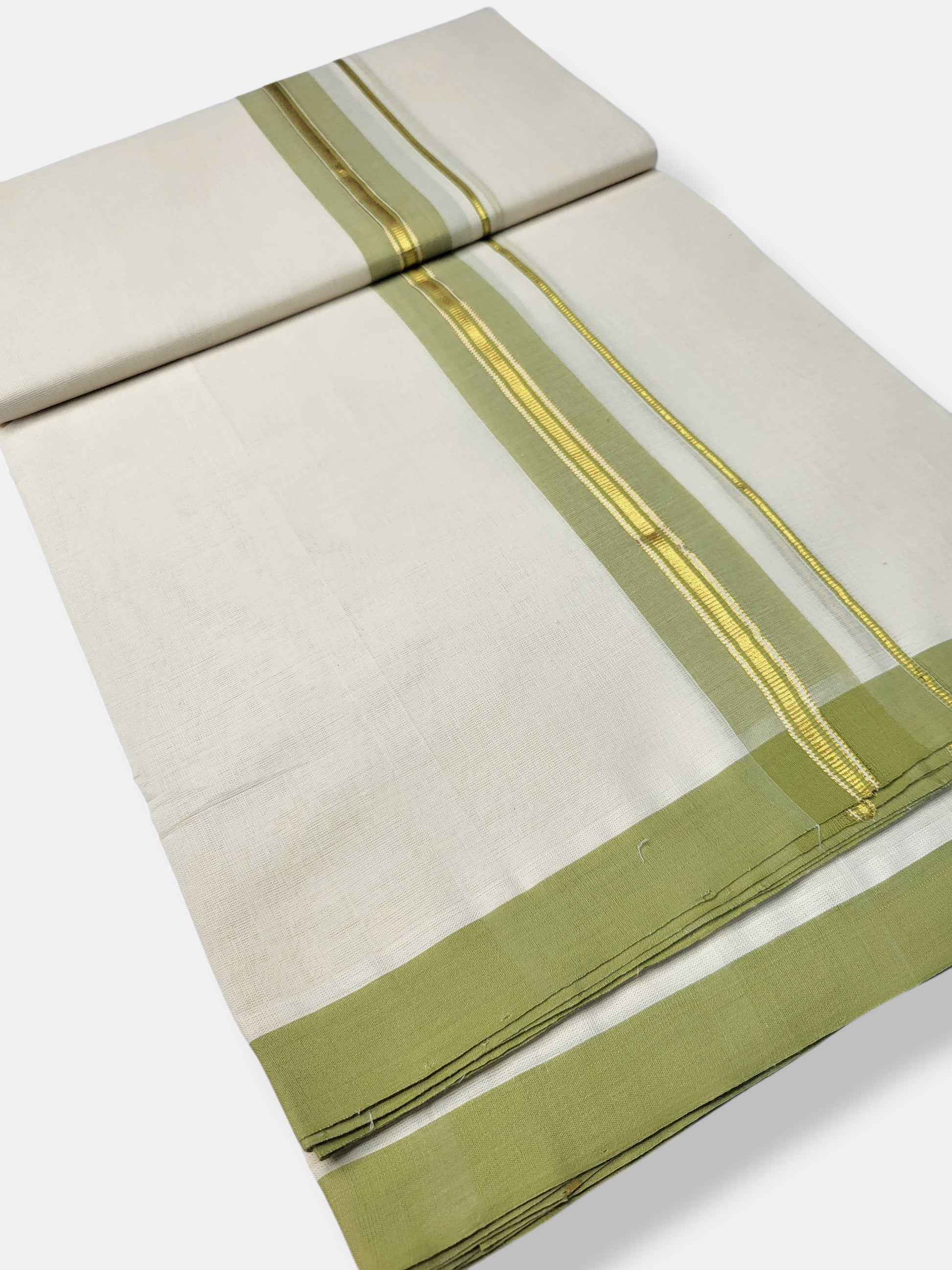 Kerala Balaramapuram Pure Cotton Handloom Mundu/Dhoti