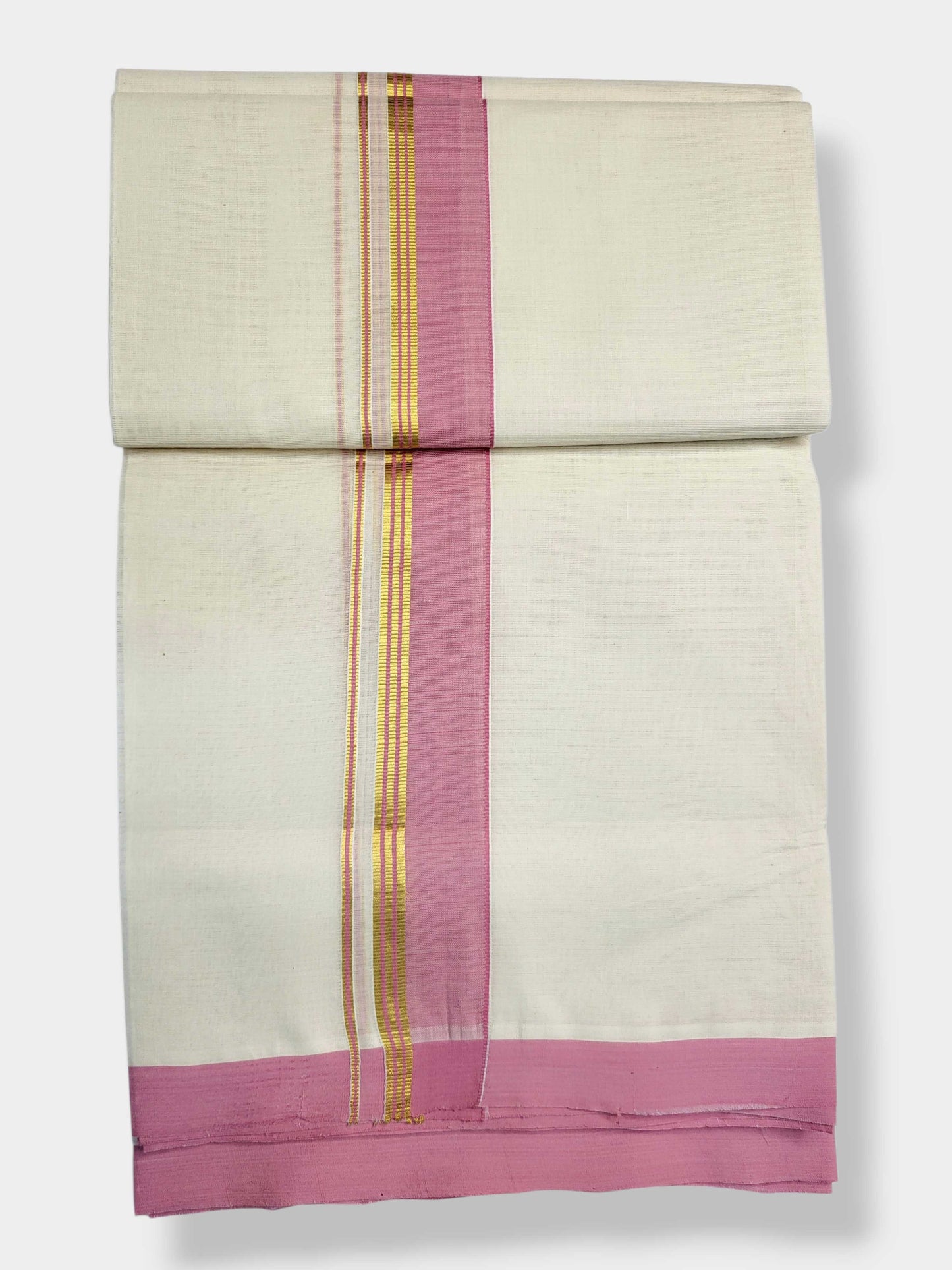 Kerala Balaramapuram Pure Cotton Handloom Mundu/Dhoti