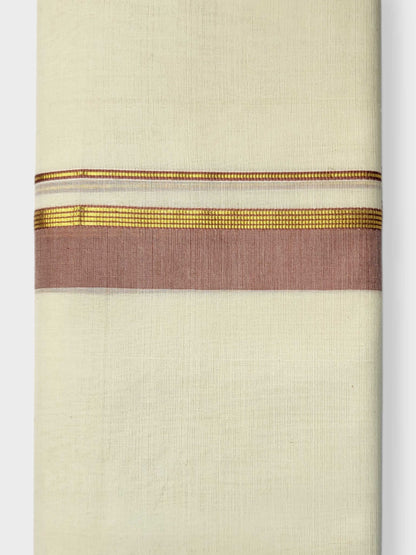 Kerala Balaramapuram Pure Cotton Handloom Mundu/Dhoti