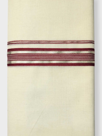 Kerala Balaramapuram Pure Cotton Handloom Mundu/Dhoti
