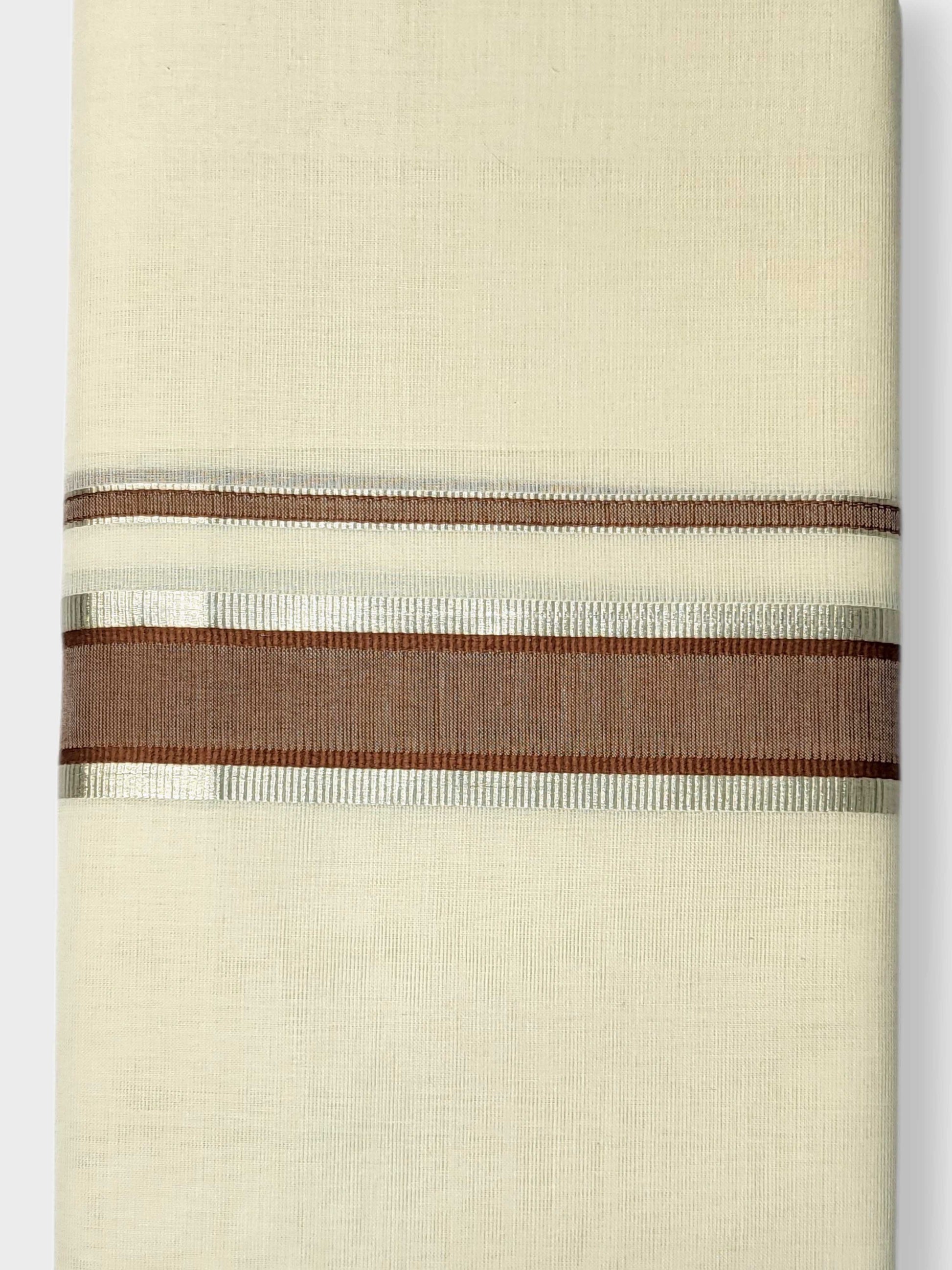 Kerala Balaramapuram Pure Cotton Handloom Mundu/Dhoti